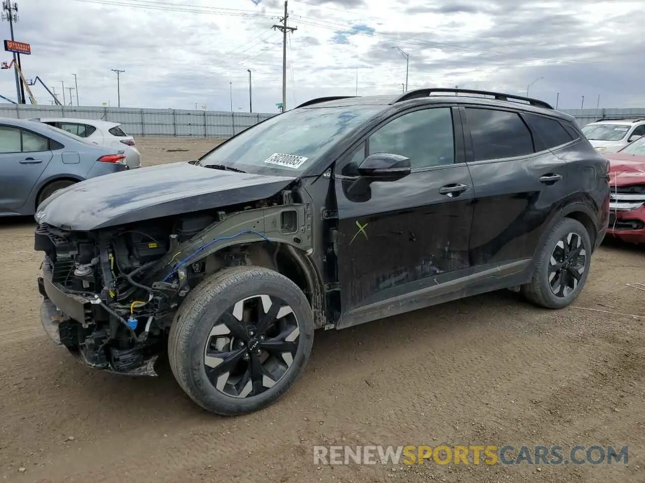 1 Photograph of a damaged car 5XYK6CDF8RG158584 KIA SPORTAGE X 2024