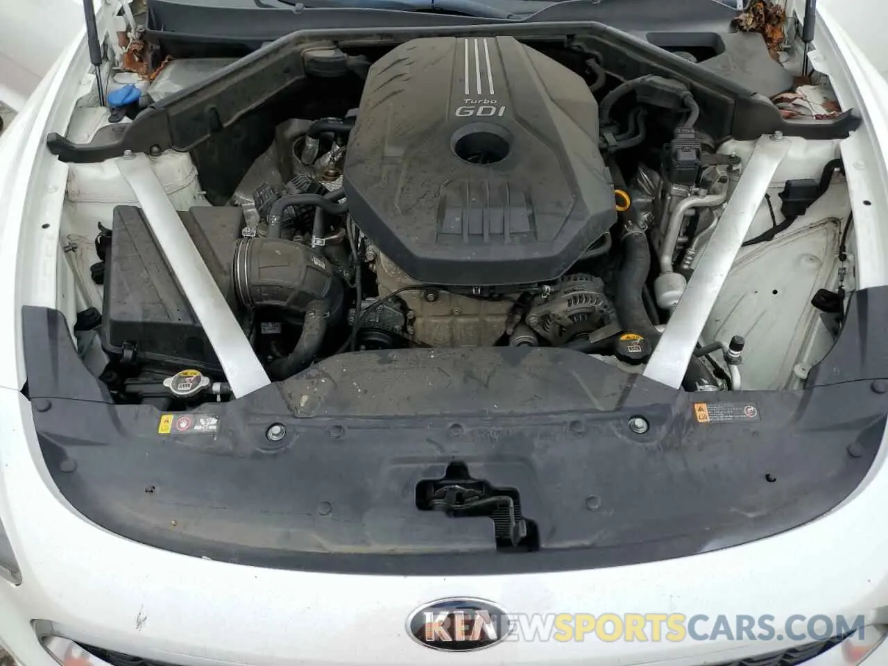 11 Photograph of a damaged car KNAE15LA0K6051452 KIA STINGER 2019