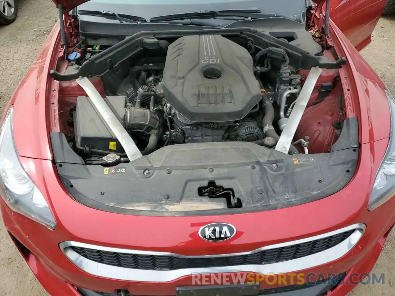 11 Photograph of a damaged car KNAE15LA1K6043800 KIA STINGER 2019