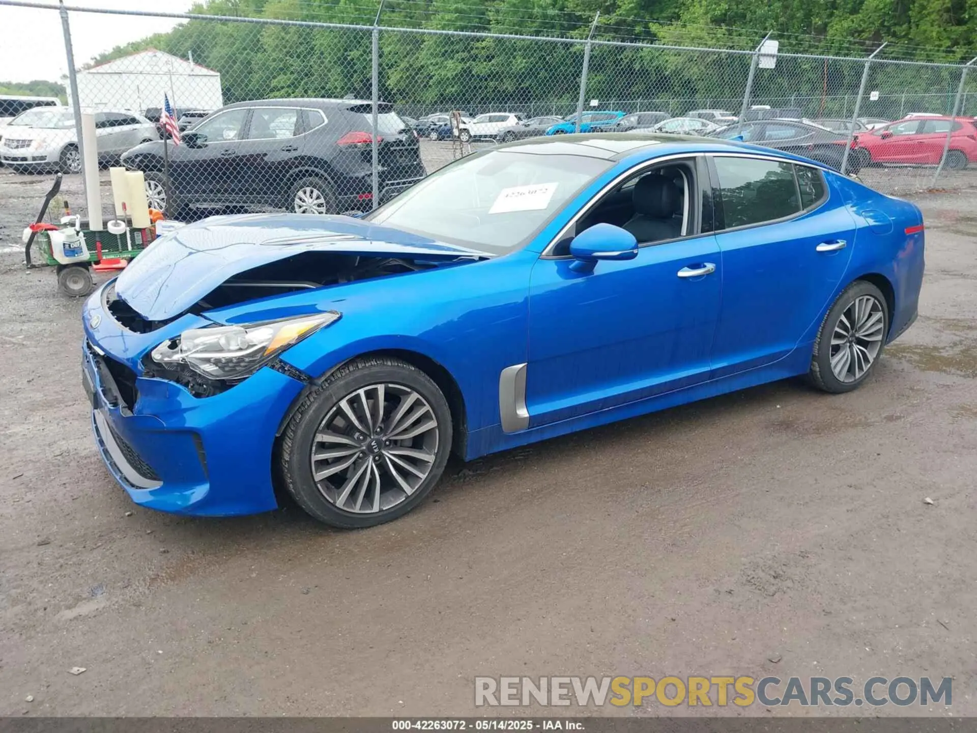 2 Photograph of a damaged car KNAE15LA1K6059284 KIA STINGER 2019