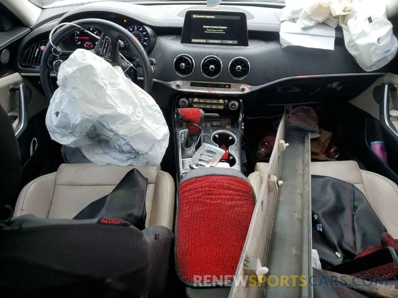 8 Photograph of a damaged car KNAE15LA1K6064422 KIA STINGER 2019