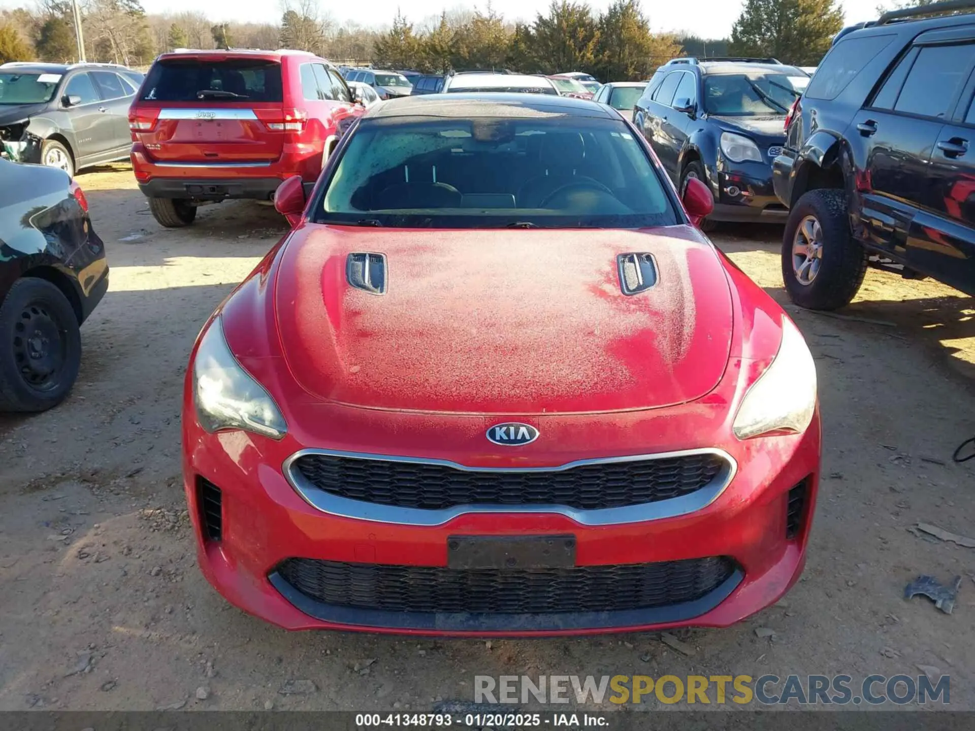 13 Photograph of a damaged car KNAE15LA2K6046124 KIA STINGER 2019