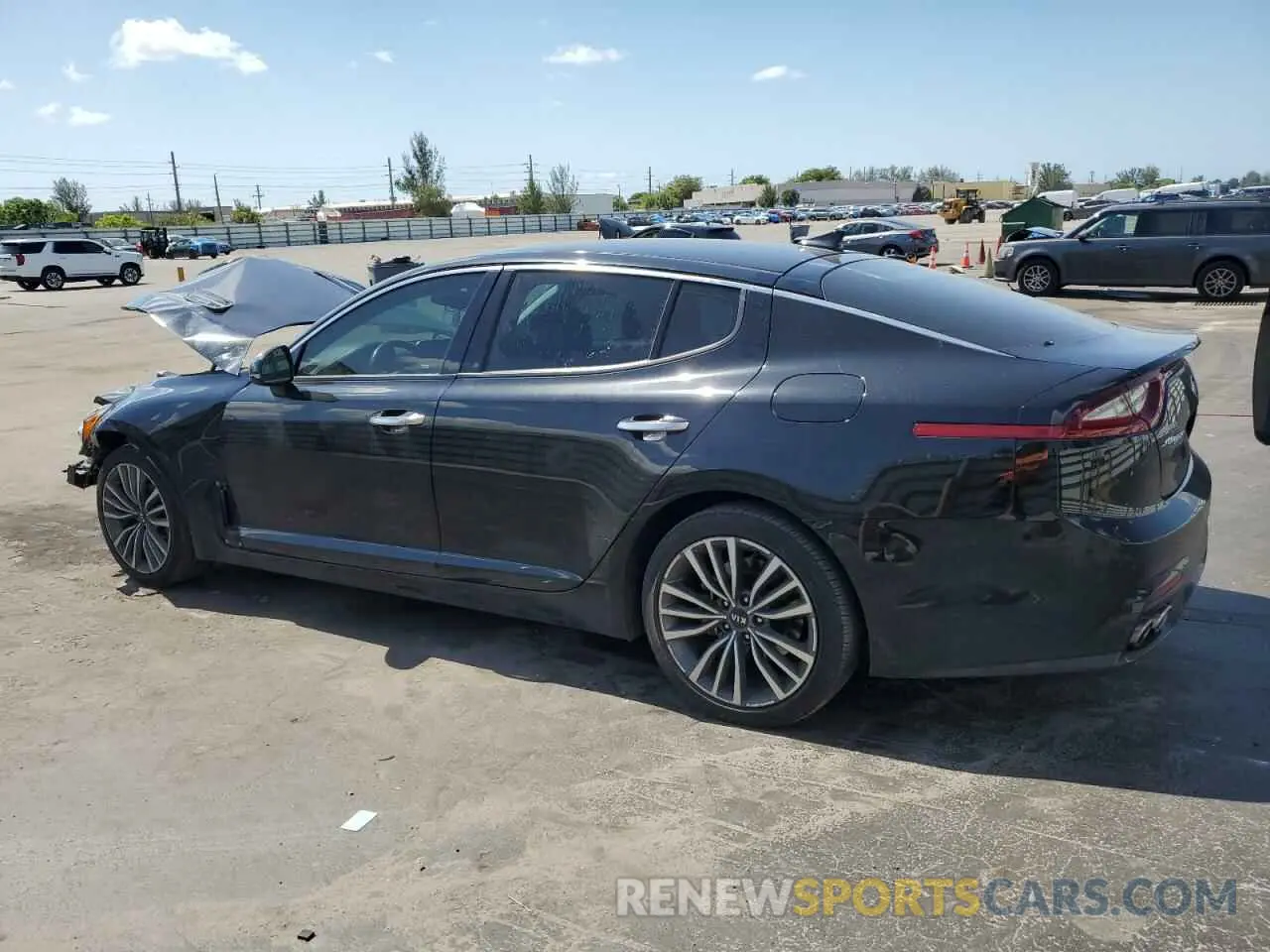 2 Photograph of a damaged car KNAE15LA2K6046656 KIA STINGER 2019