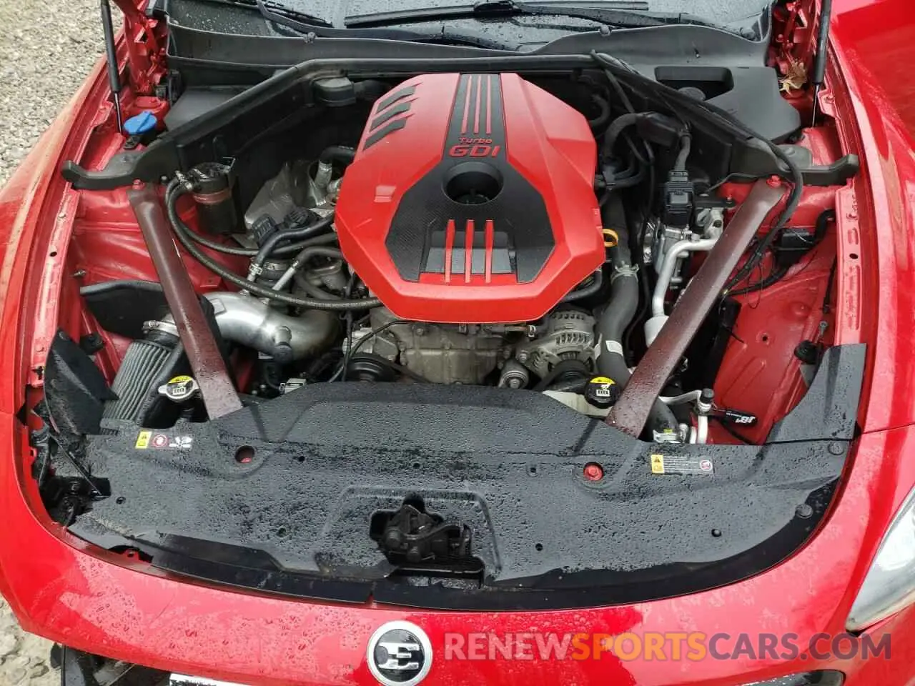 12 Photograph of a damaged car KNAE15LA3K6047329 KIA STINGER 2019