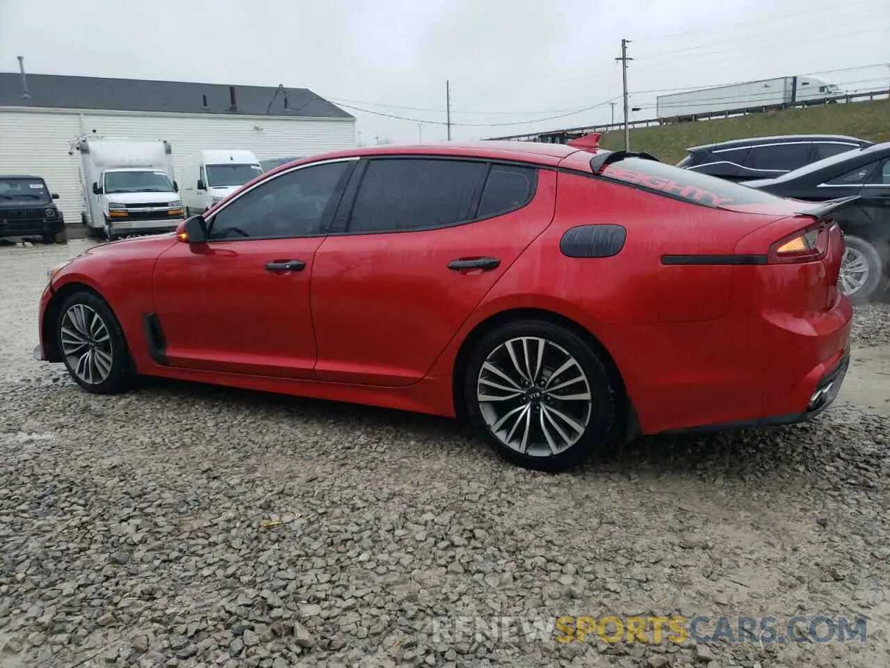 2 Photograph of a damaged car KNAE15LA3K6047329 KIA STINGER 2019