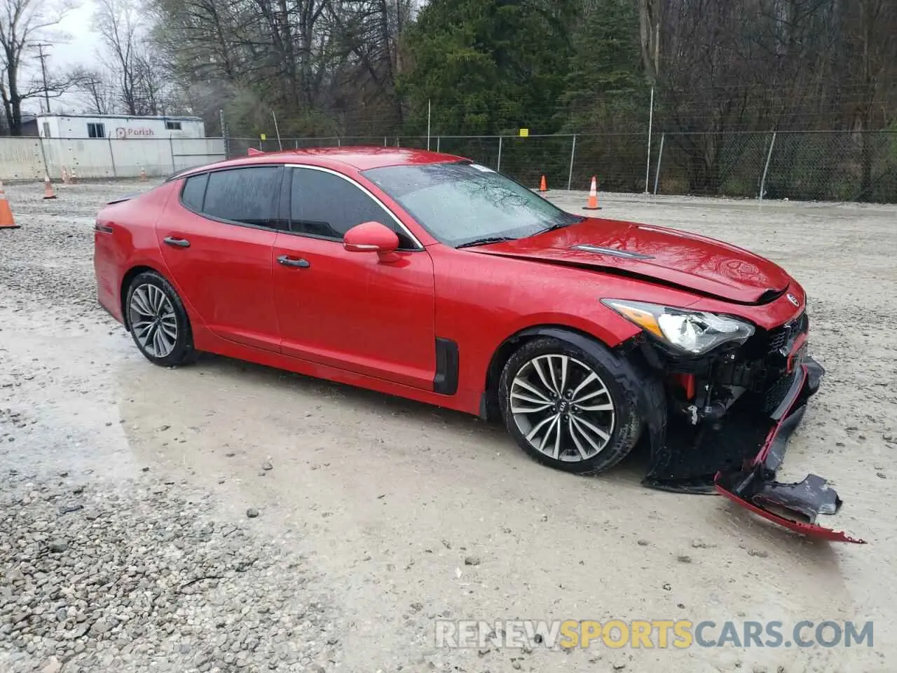 4 Photograph of a damaged car KNAE15LA3K6047329 KIA STINGER 2019