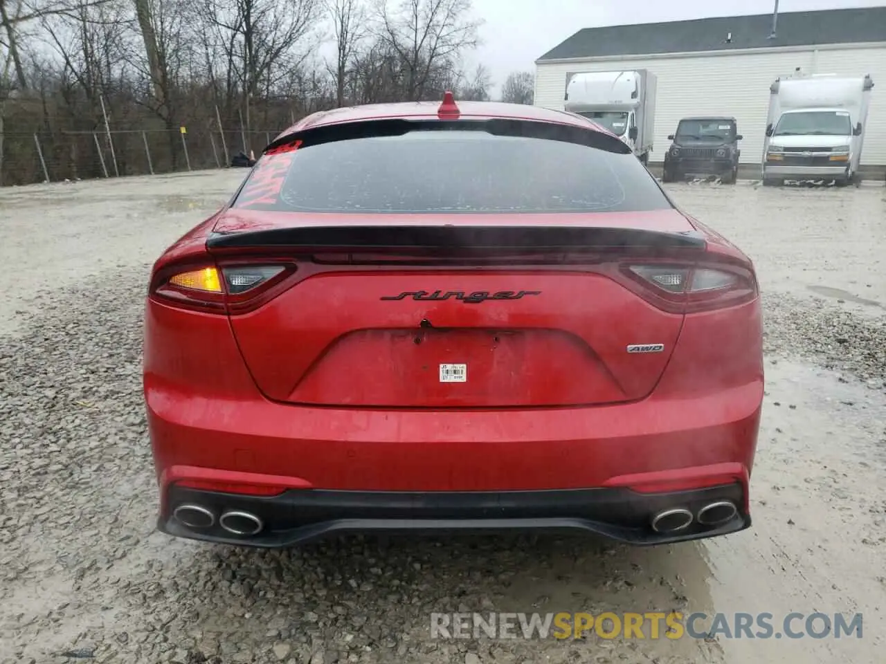 6 Photograph of a damaged car KNAE15LA3K6047329 KIA STINGER 2019