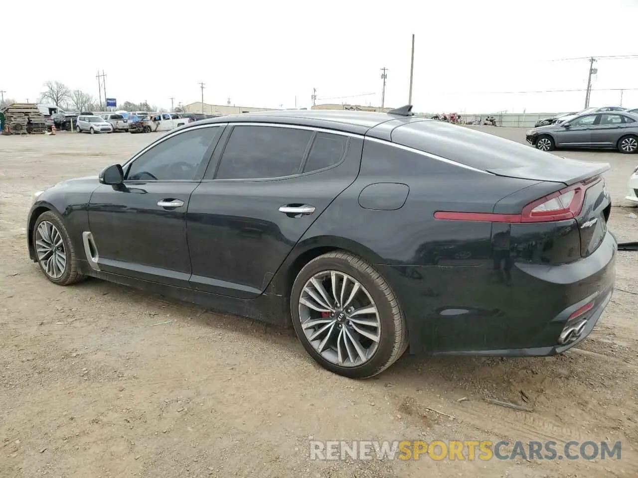 2 Photograph of a damaged car KNAE15LA3K6060047 KIA STINGER 2019