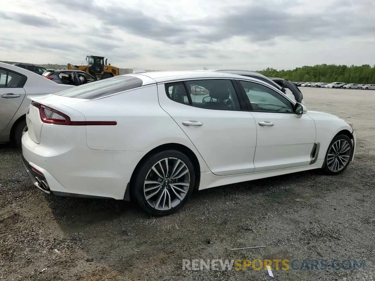 3 Photograph of a damaged car KNAE15LA4K6064060 KIA STINGER 2019