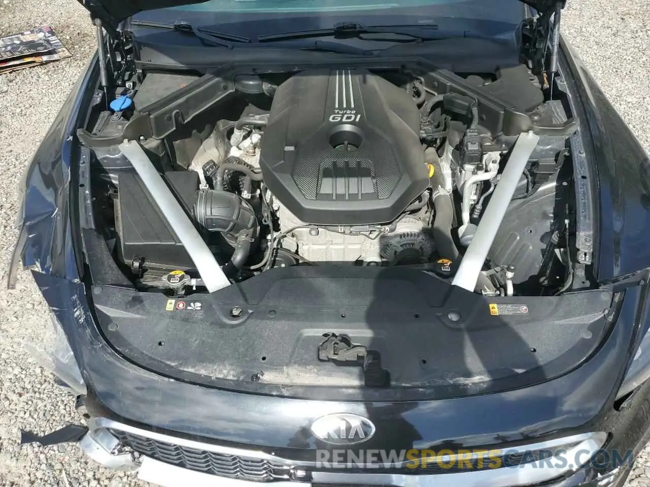 13 Photograph of a damaged car KNAE15LA6K6063816 KIA STINGER 2019