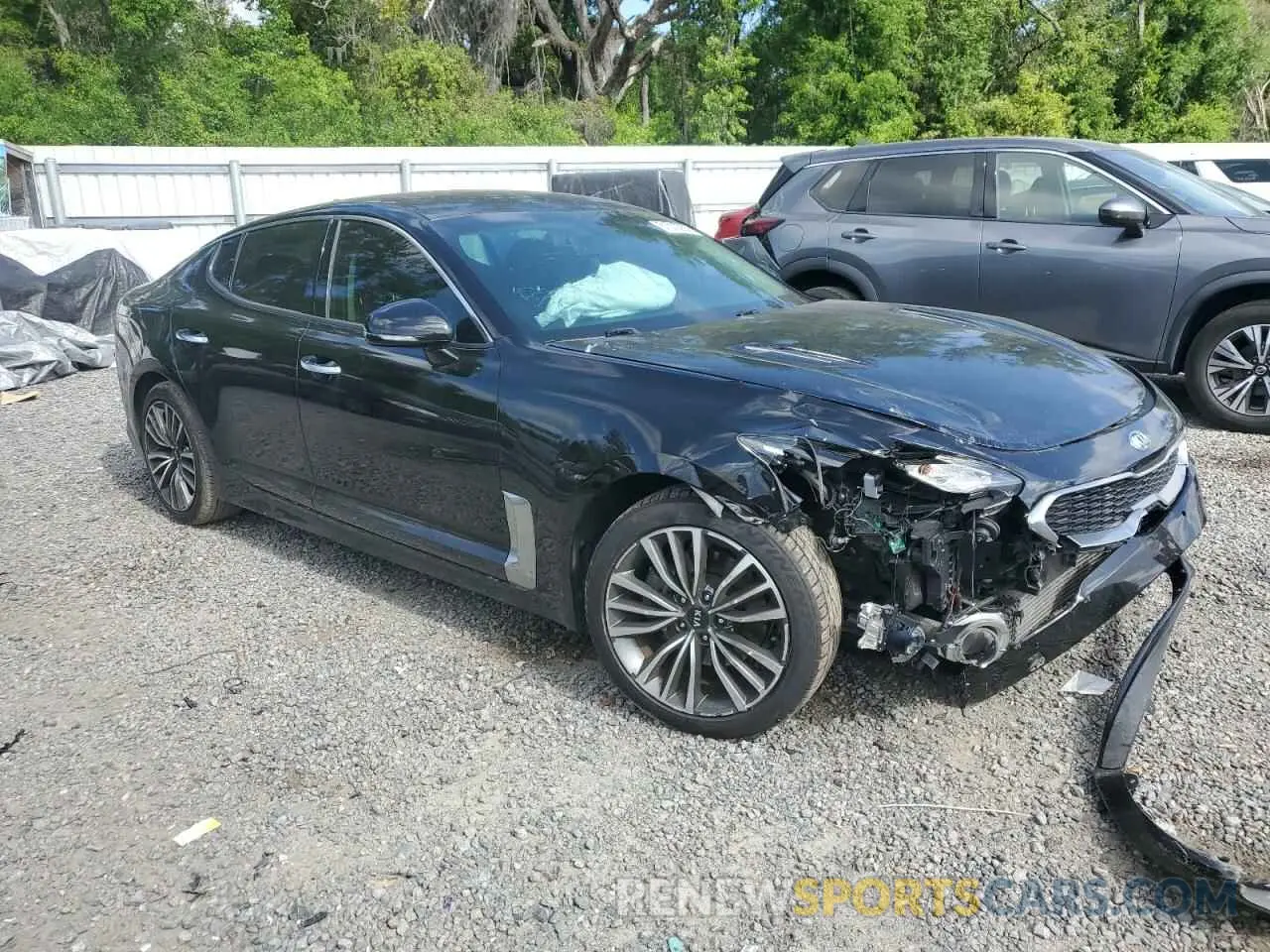 4 Photograph of a damaged car KNAE15LA6K6063816 KIA STINGER 2019