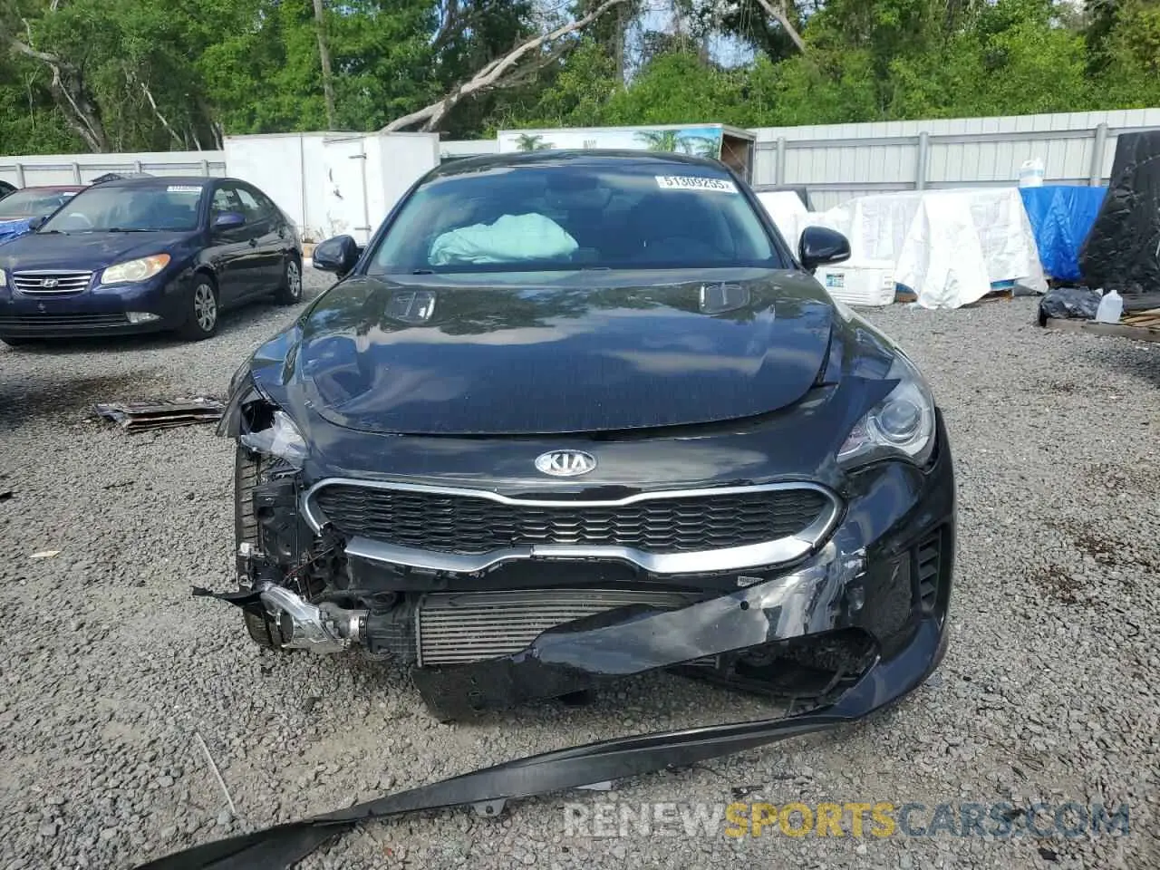 5 Photograph of a damaged car KNAE15LA6K6063816 KIA STINGER 2019