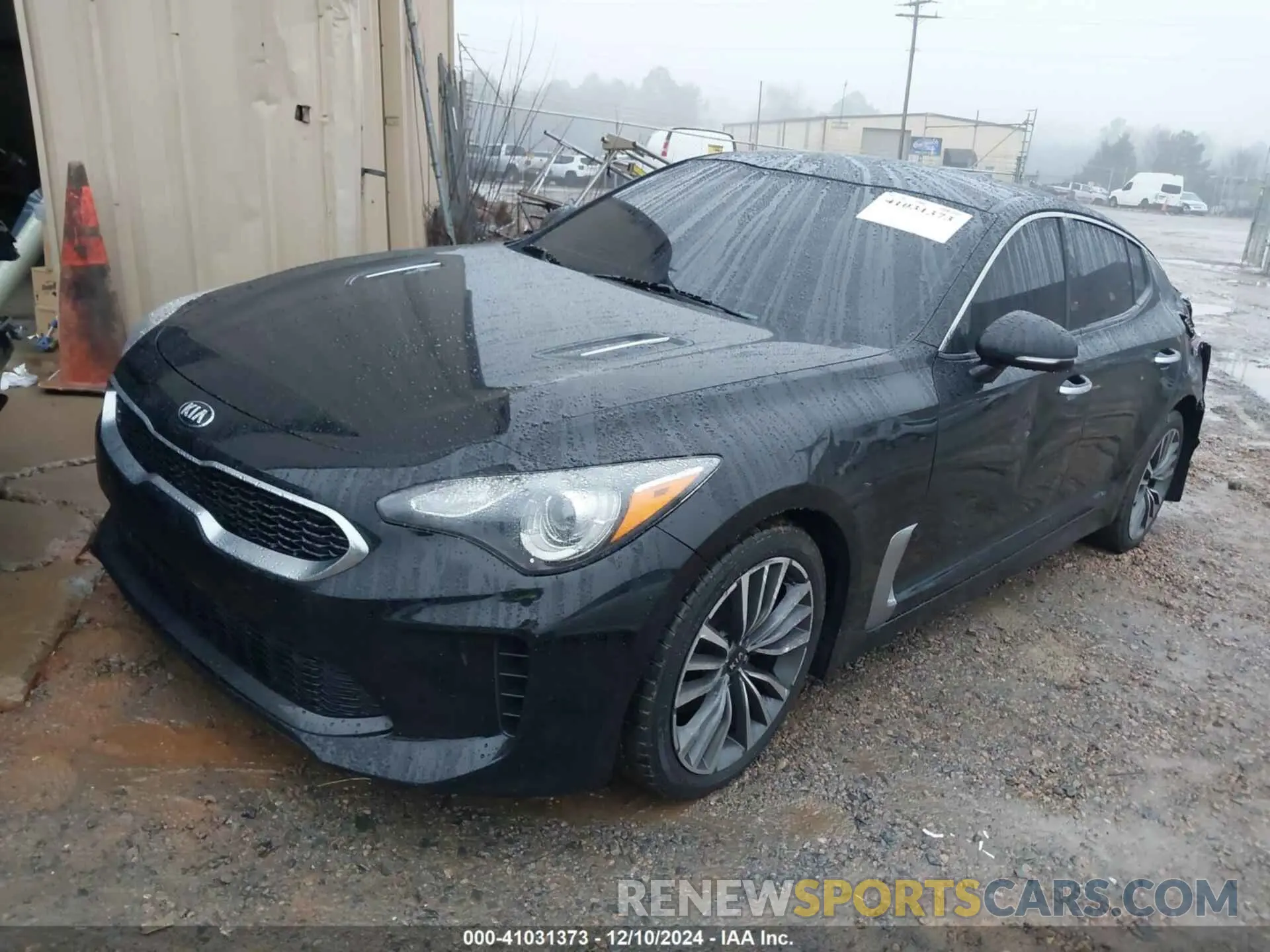 2 Photograph of a damaged car KNAE15LA6K6069504 KIA STINGER 2019