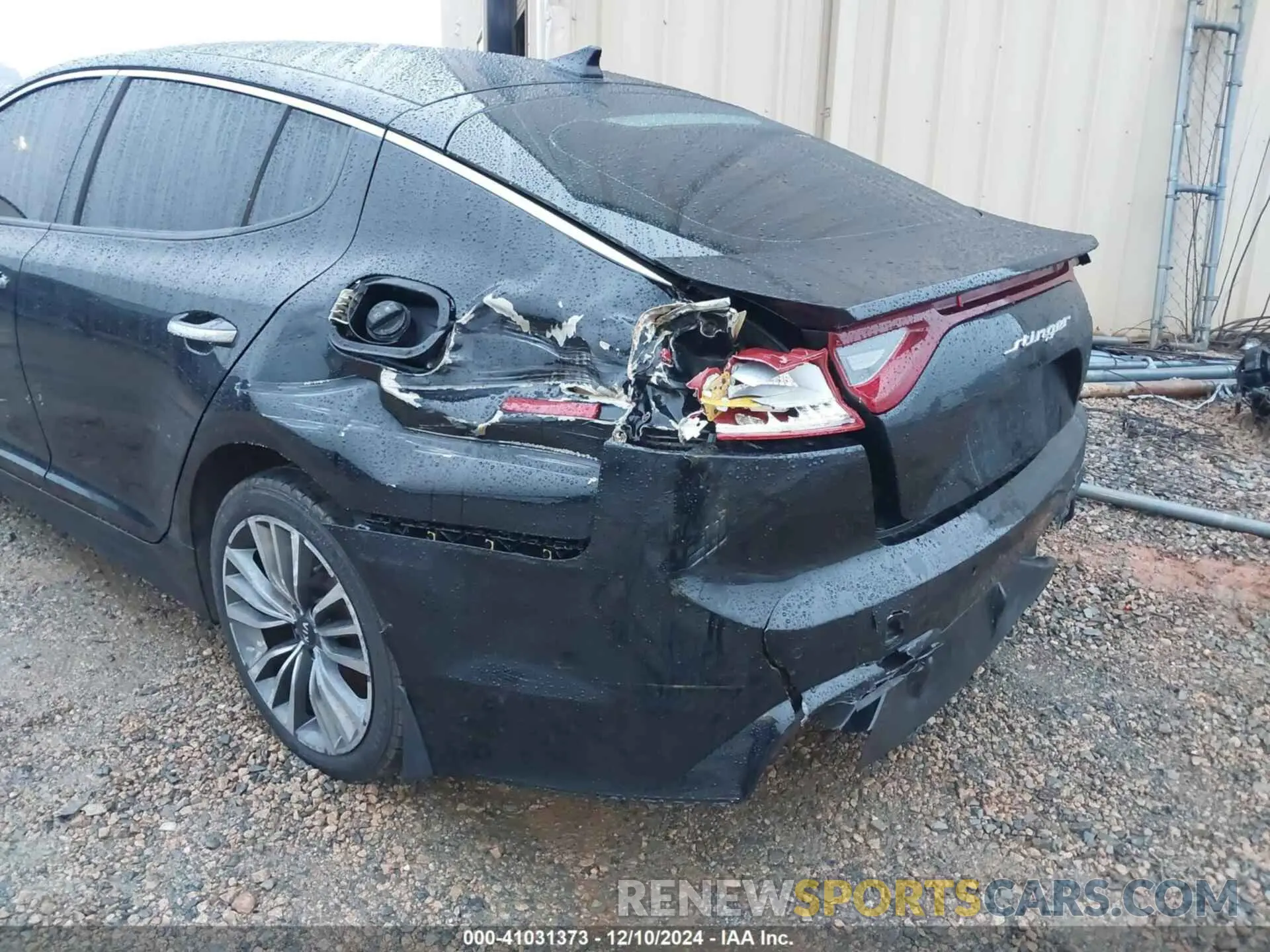 6 Photograph of a damaged car KNAE15LA6K6069504 KIA STINGER 2019