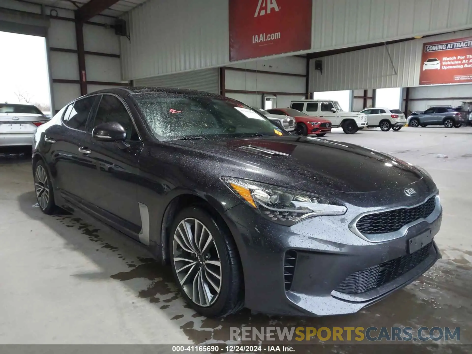1 Photograph of a damaged car KNAE15LA8K6062411 KIA STINGER 2019