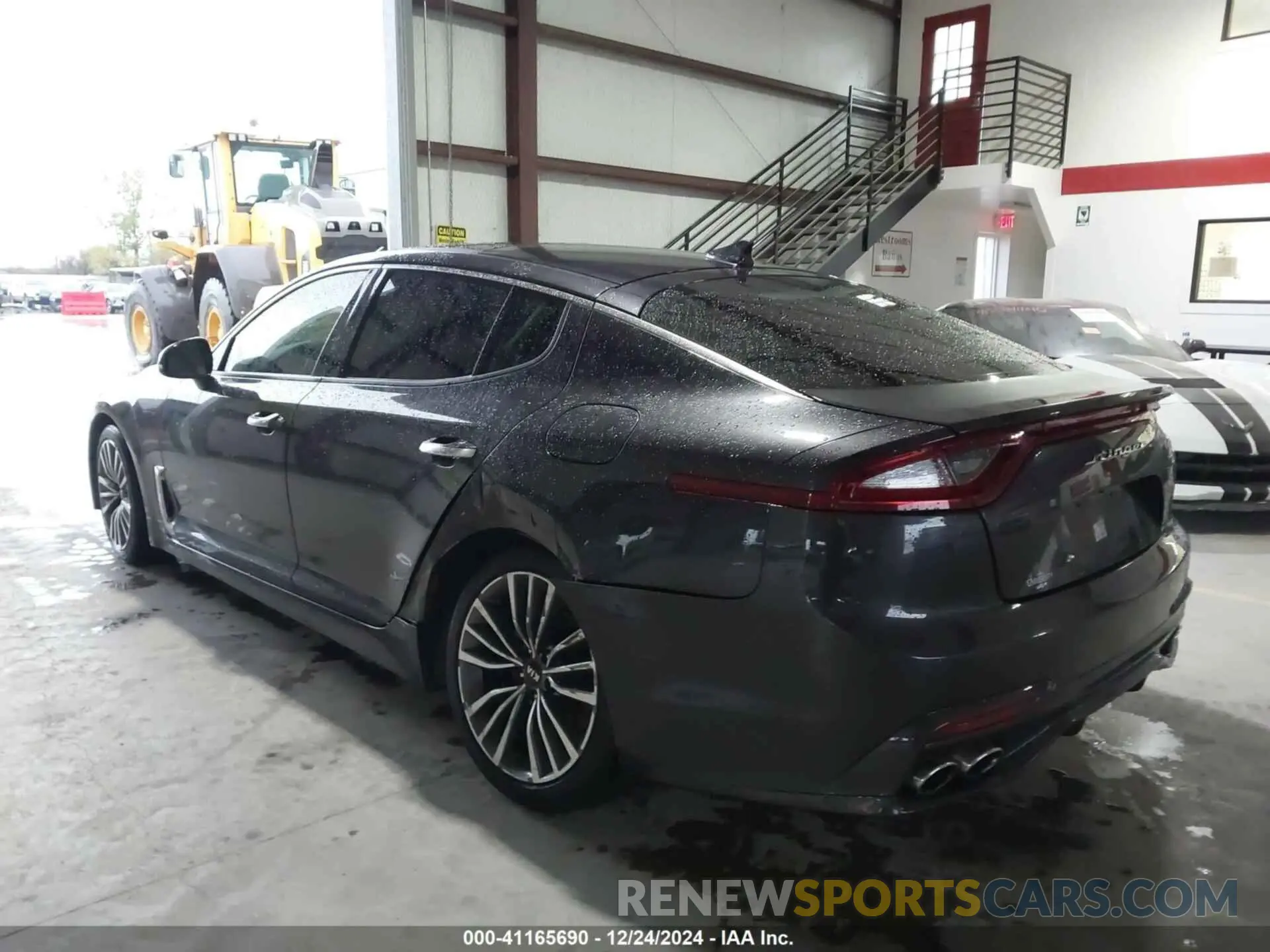 3 Photograph of a damaged car KNAE15LA8K6062411 KIA STINGER 2019