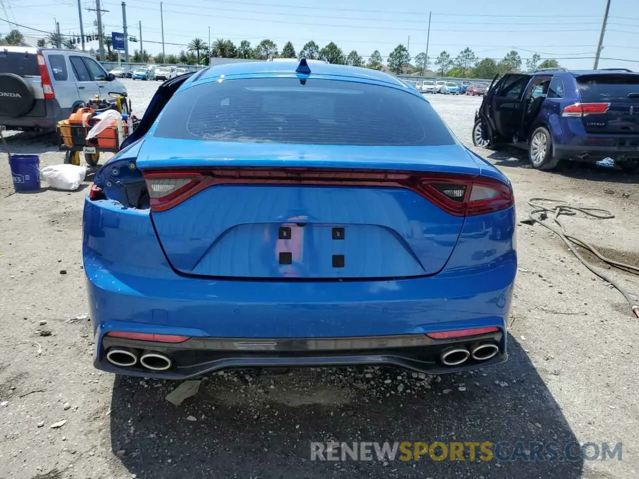 6 Photograph of a damaged car KNAE15LA9K6067794 KIA STINGER 2019