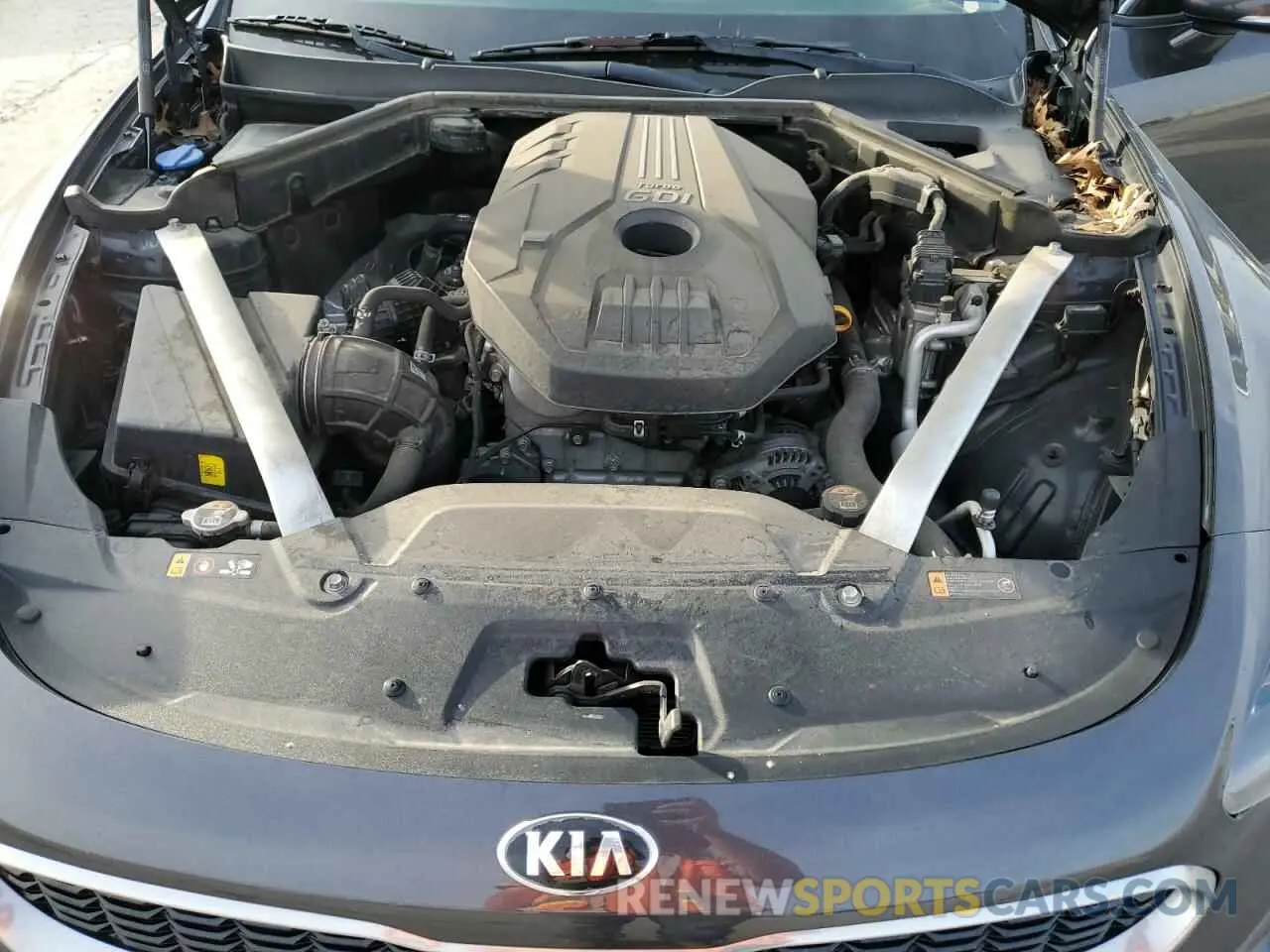 11 Photograph of a damaged car KNAE25LA3K6063799 KIA STINGER 2019