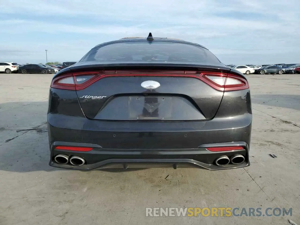 6 Photograph of a damaged car KNAE25LA3K6063799 KIA STINGER 2019