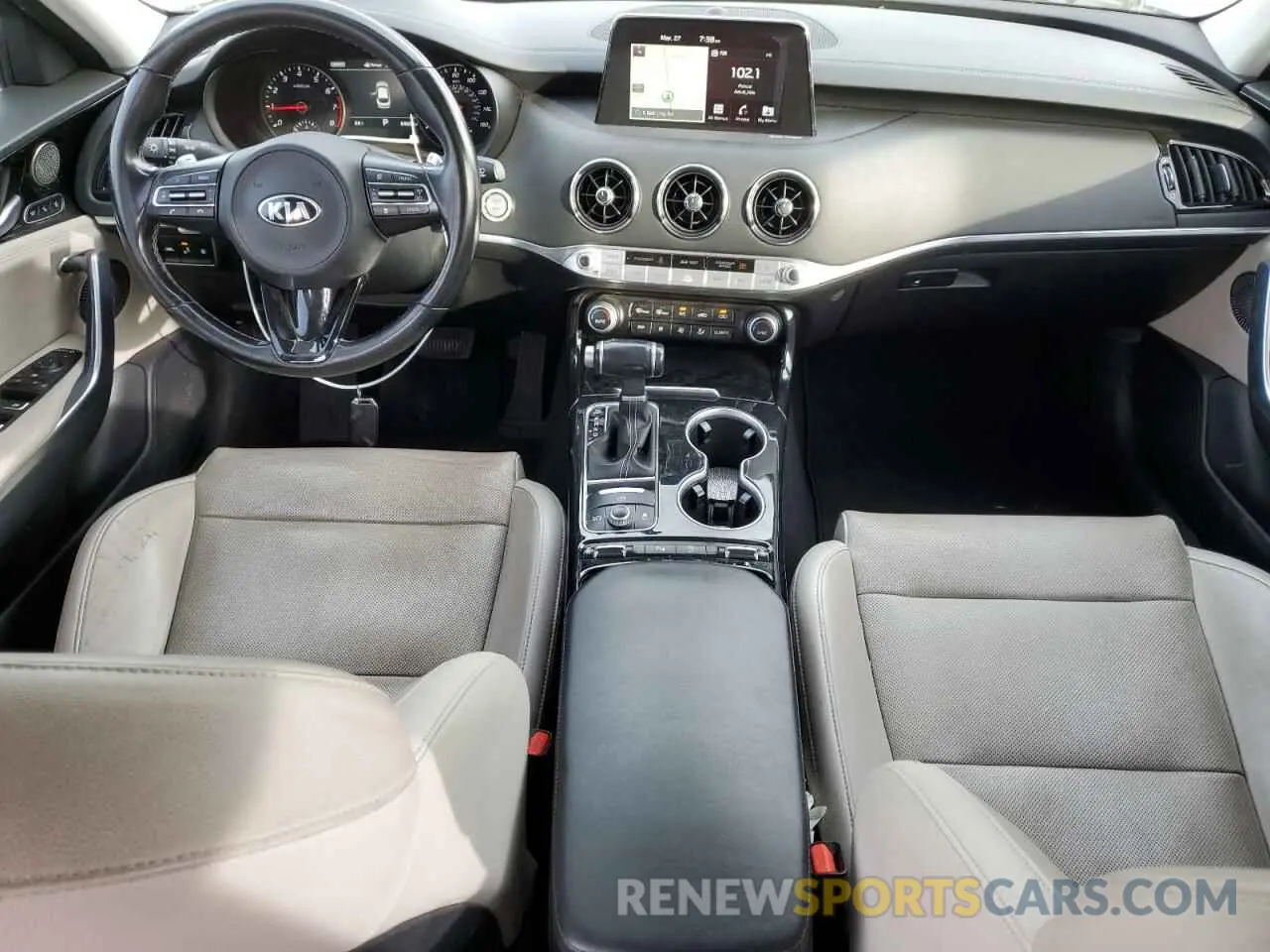 8 Photograph of a damaged car KNAE25LA3K6063799 KIA STINGER 2019