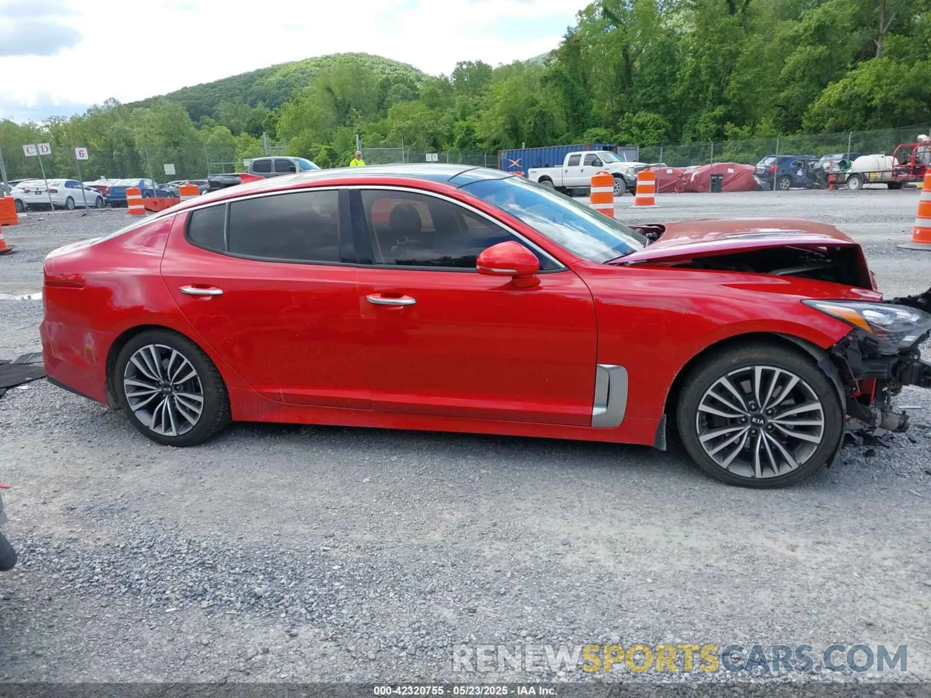 13 Photograph of a damaged car KNAE25LA4K6053833 KIA STINGER 2019
