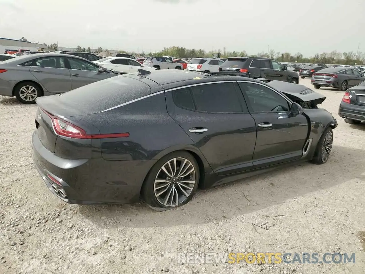 3 Photograph of a damaged car KNAE25LA9K6059823 KIA STINGER 2019
