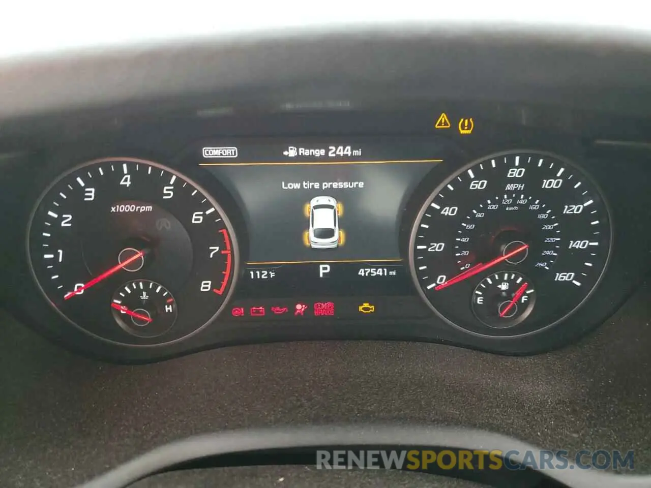 9 Photograph of a damaged car KNAE25LA9K6059823 KIA STINGER 2019