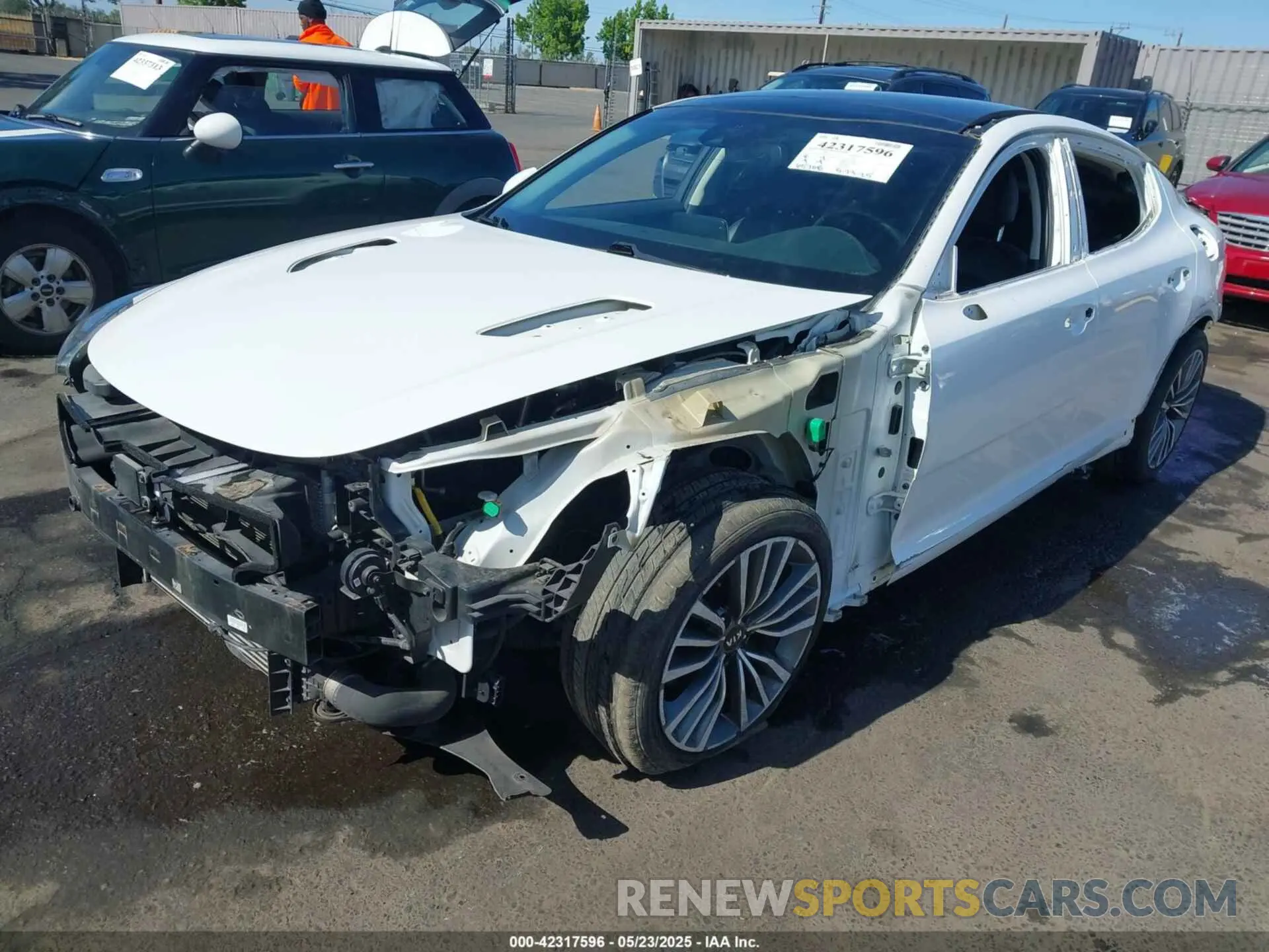 6 Photograph of a damaged car KNAE25LAXK6055019 KIA STINGER 2019