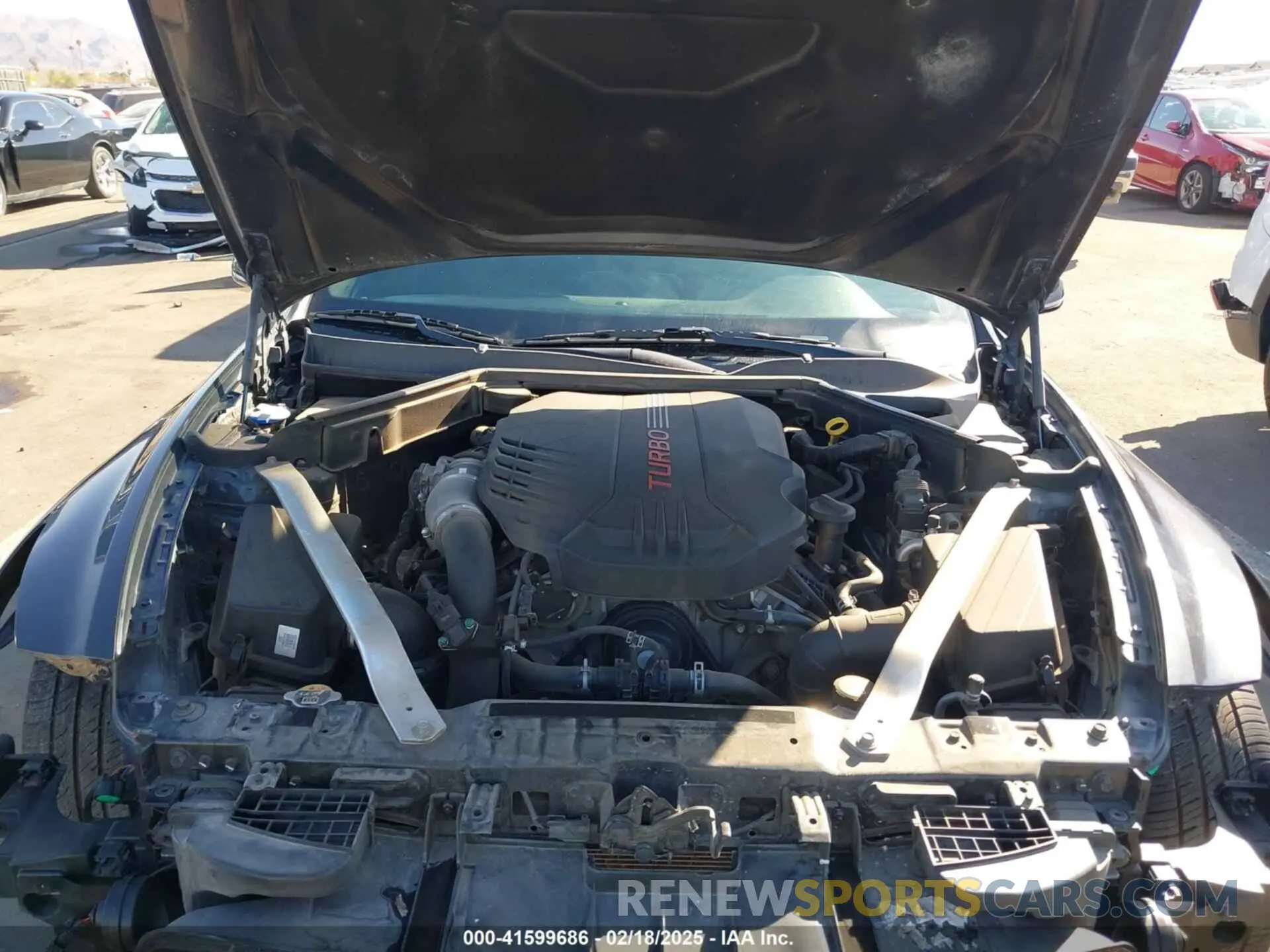 10 Photograph of a damaged car KNAE35LC3K6059198 KIA STINGER 2019