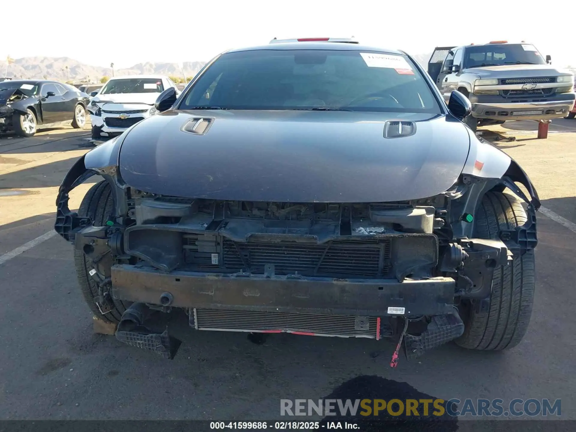 13 Photograph of a damaged car KNAE35LC3K6059198 KIA STINGER 2019