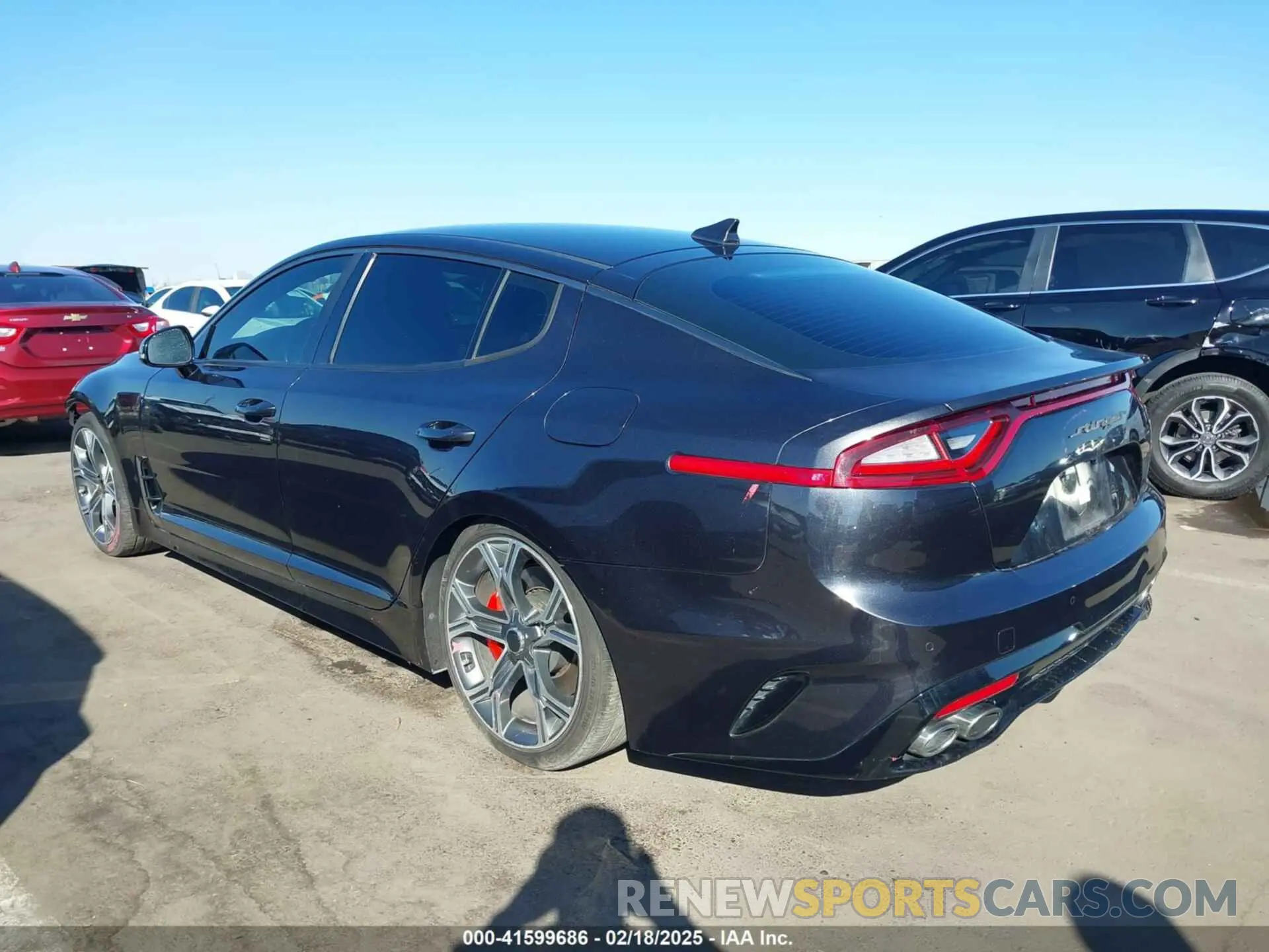 3 Photograph of a damaged car KNAE35LC3K6059198 KIA STINGER 2019