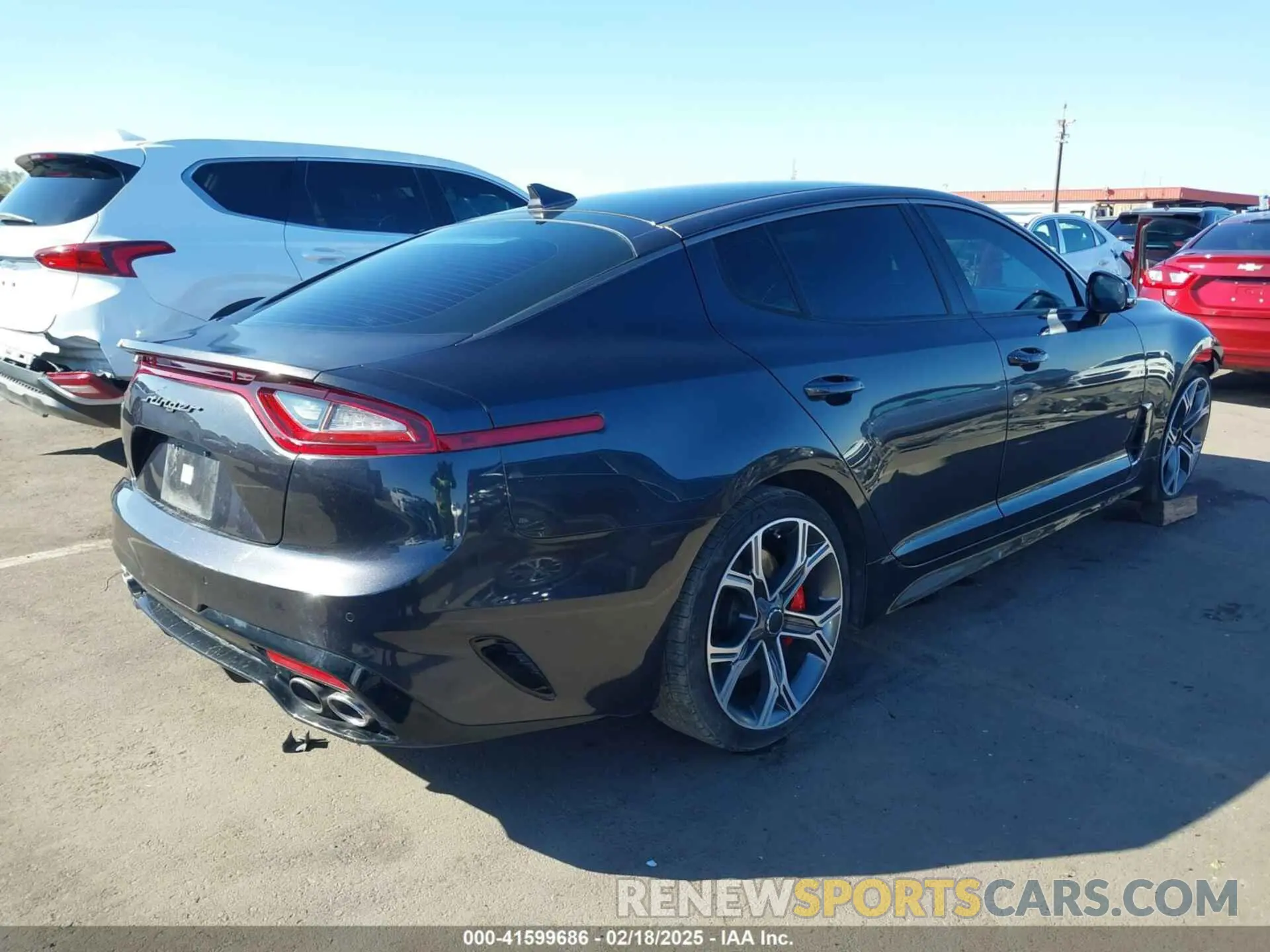 4 Photograph of a damaged car KNAE35LC3K6059198 KIA STINGER 2019