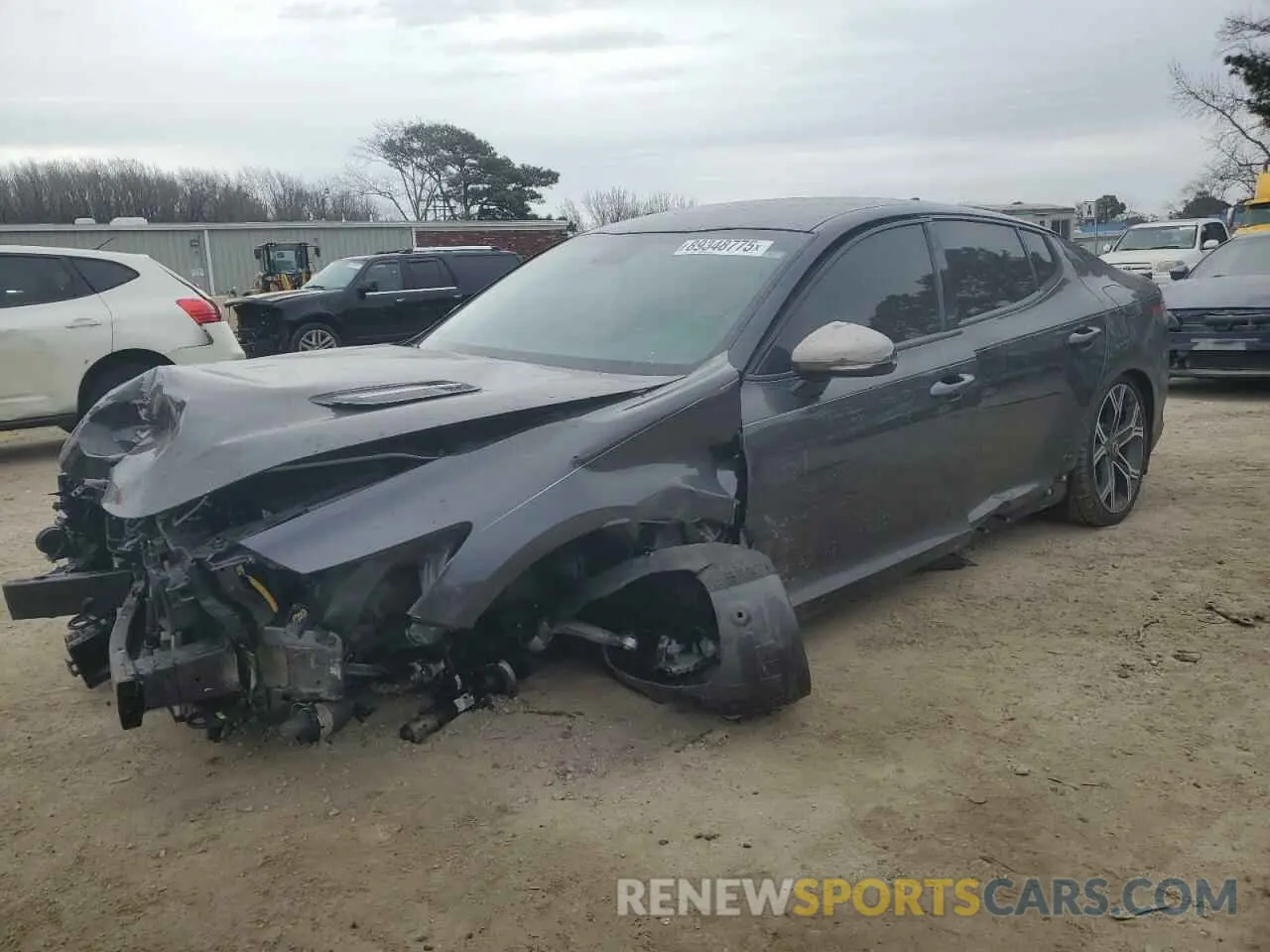 1 Photograph of a damaged car KNAE35LC5K6049644 KIA STINGER 2019