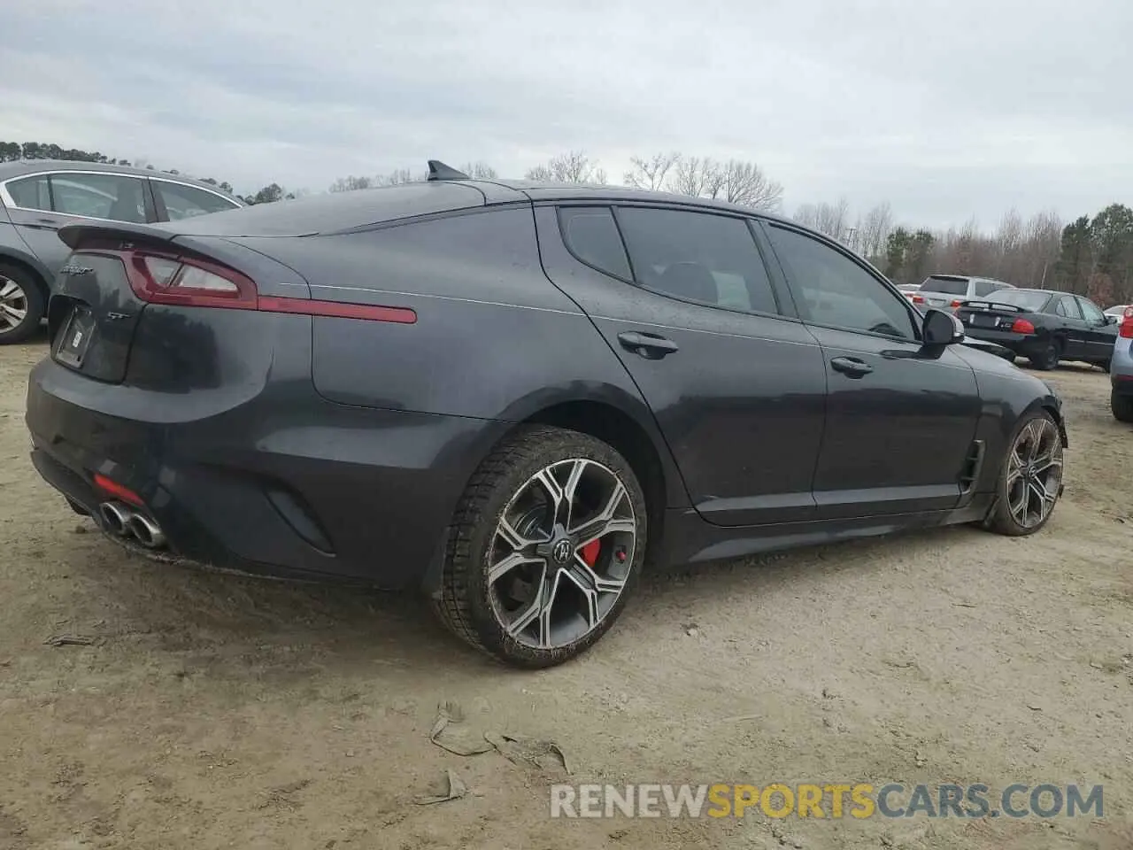 3 Photograph of a damaged car KNAE35LC5K6049644 KIA STINGER 2019