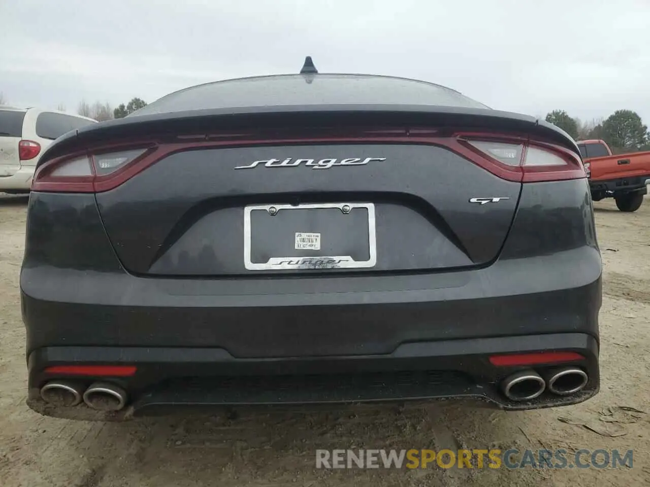 6 Photograph of a damaged car KNAE35LC5K6049644 KIA STINGER 2019