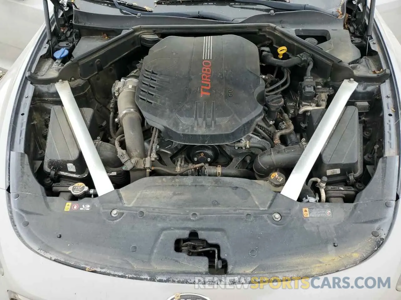 11 Photograph of a damaged car KNAE35LC5K6058506 KIA STINGER 2019