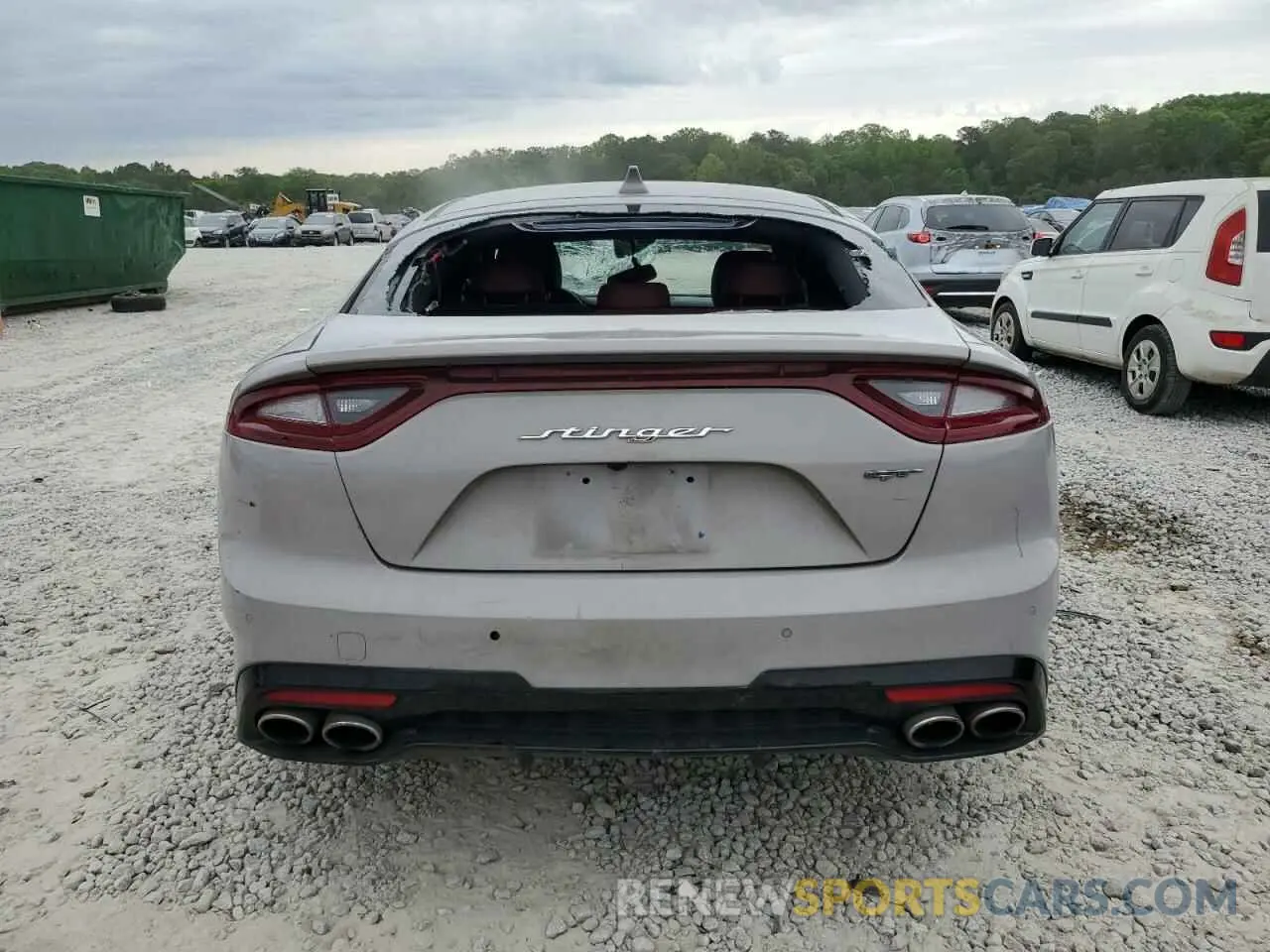 6 Photograph of a damaged car KNAE35LC5K6058506 KIA STINGER 2019