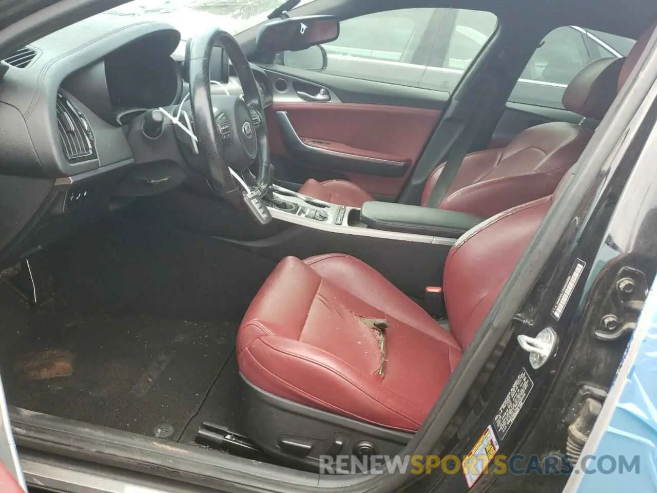 7 Photograph of a damaged car KNAE35LC5K6058506 KIA STINGER 2019