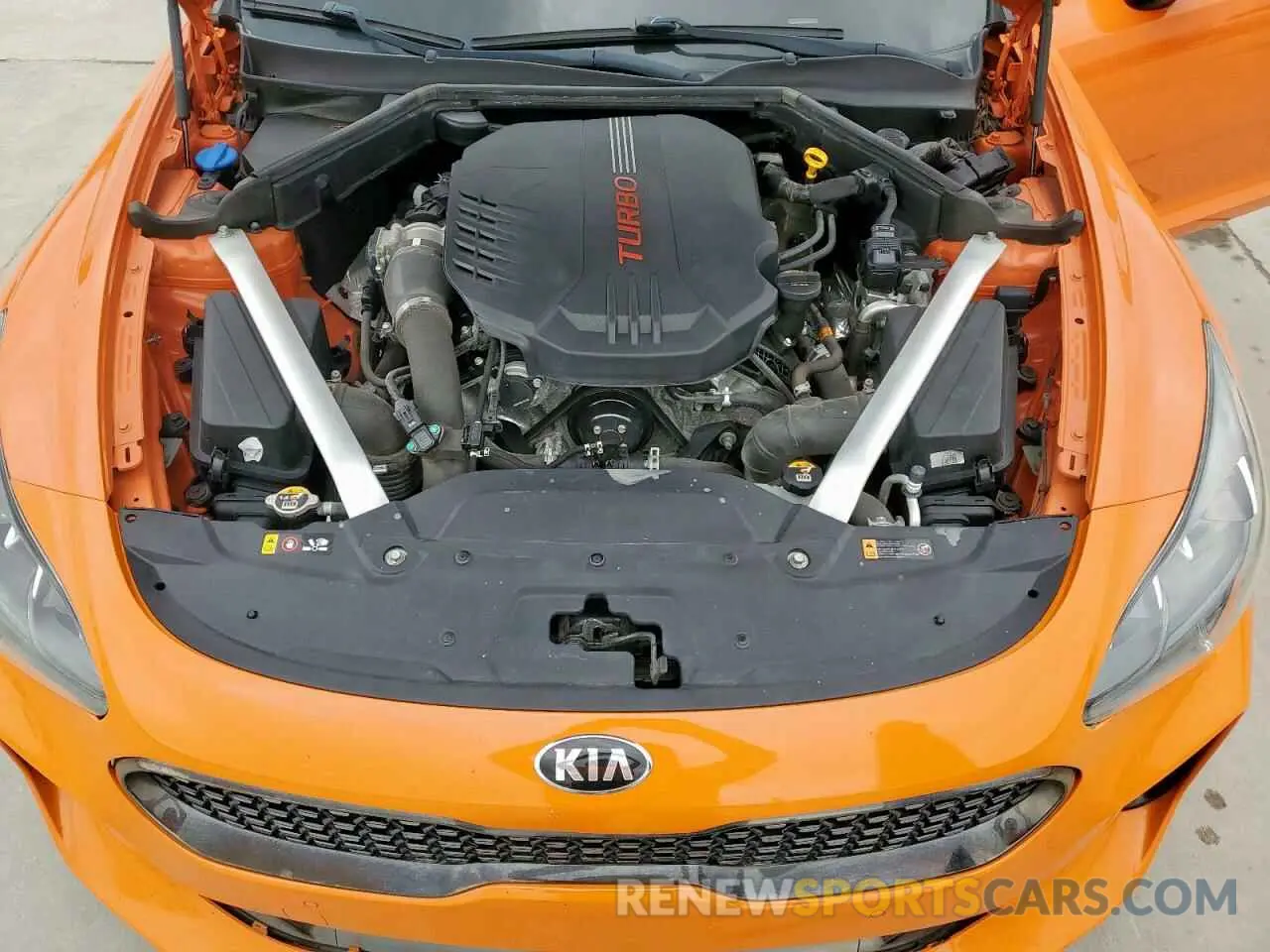 13 Photograph of a damaged car KNAE35LC9K6070562 KIA STINGER 2019