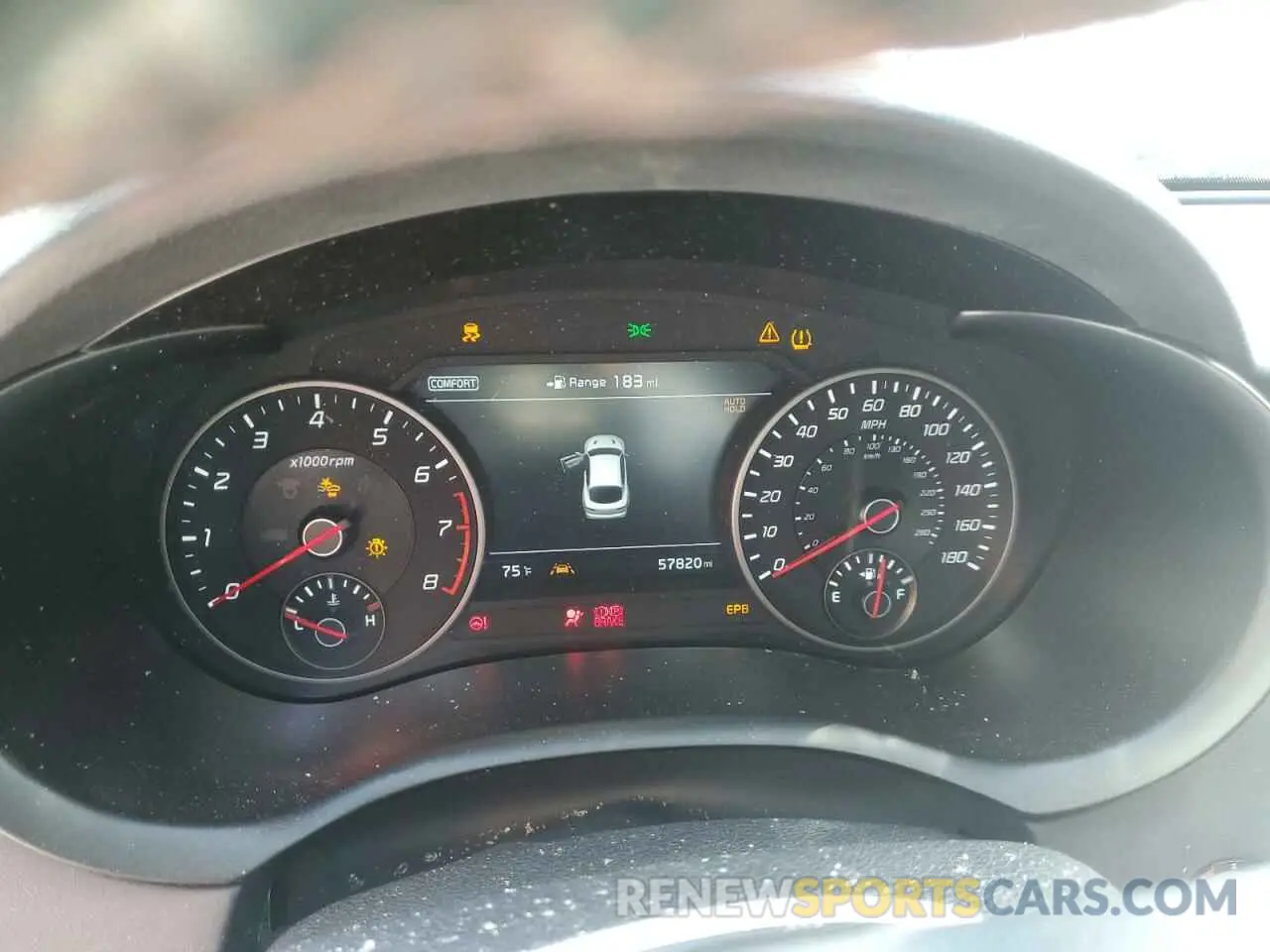 9 Photograph of a damaged car KNAE45LC4K6045792 KIA STINGER 2019