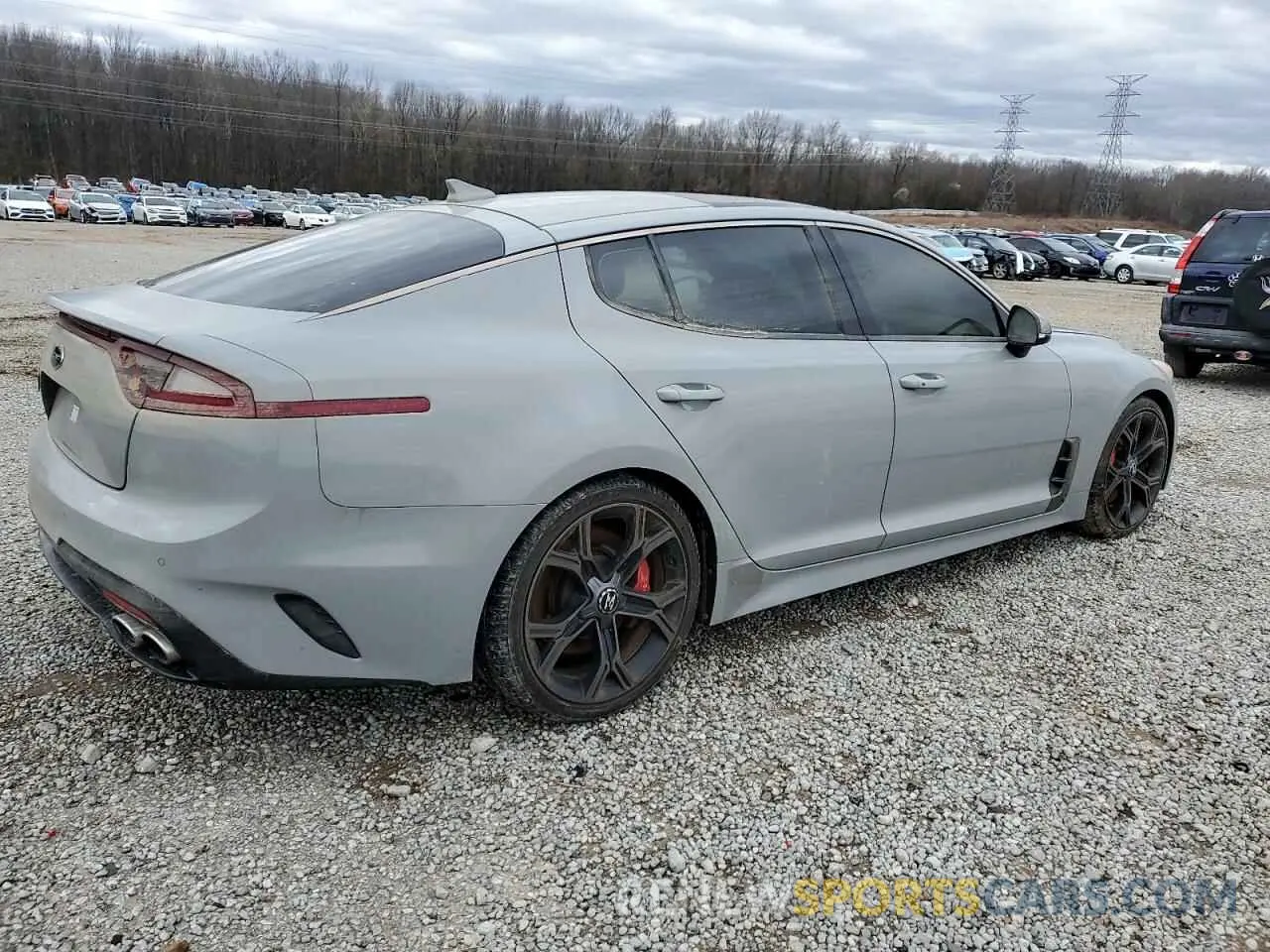 3 Photograph of a damaged car KNAE45LC4K6051883 KIA STINGER 2019