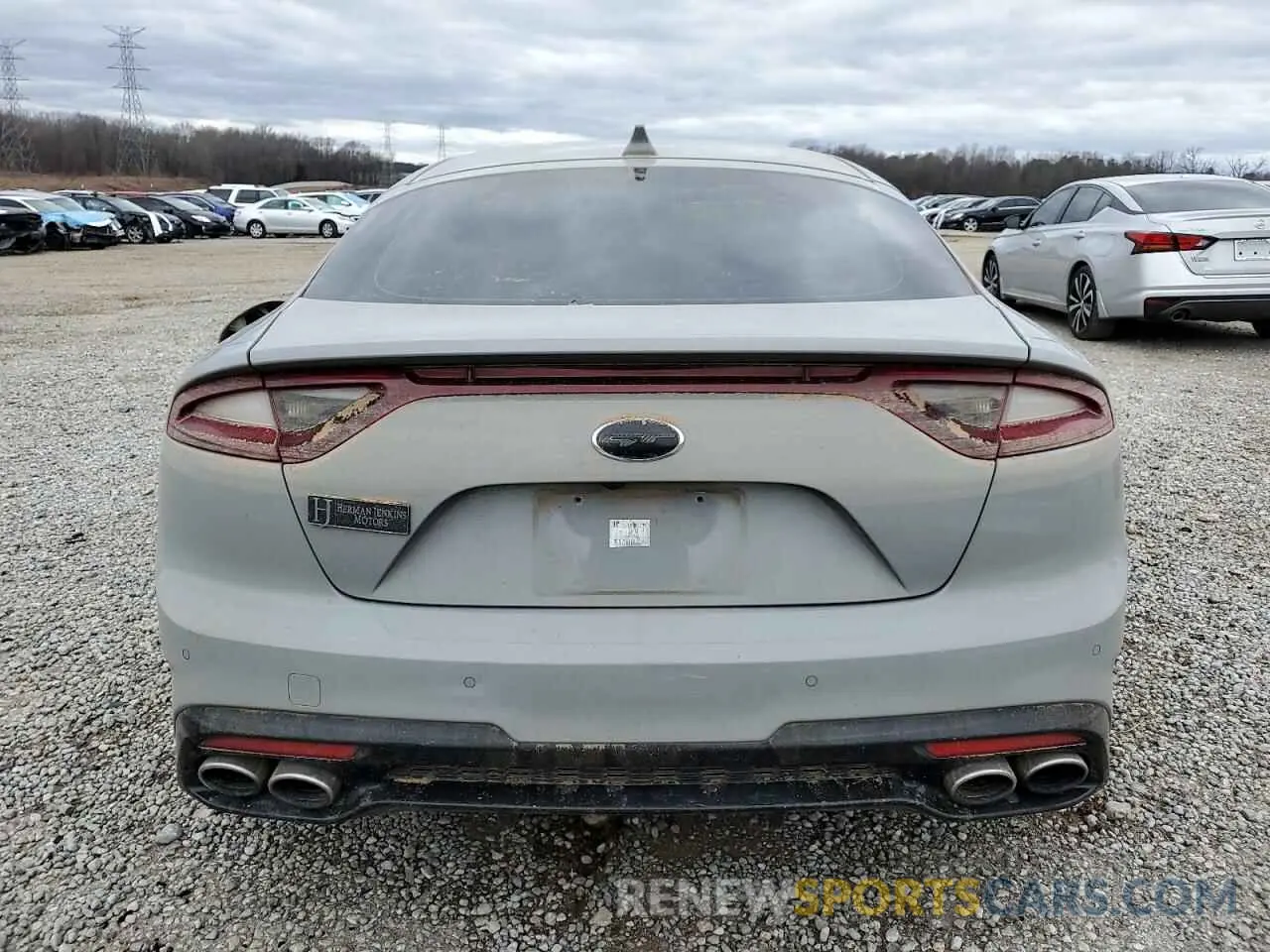 6 Photograph of a damaged car KNAE45LC4K6051883 KIA STINGER 2019