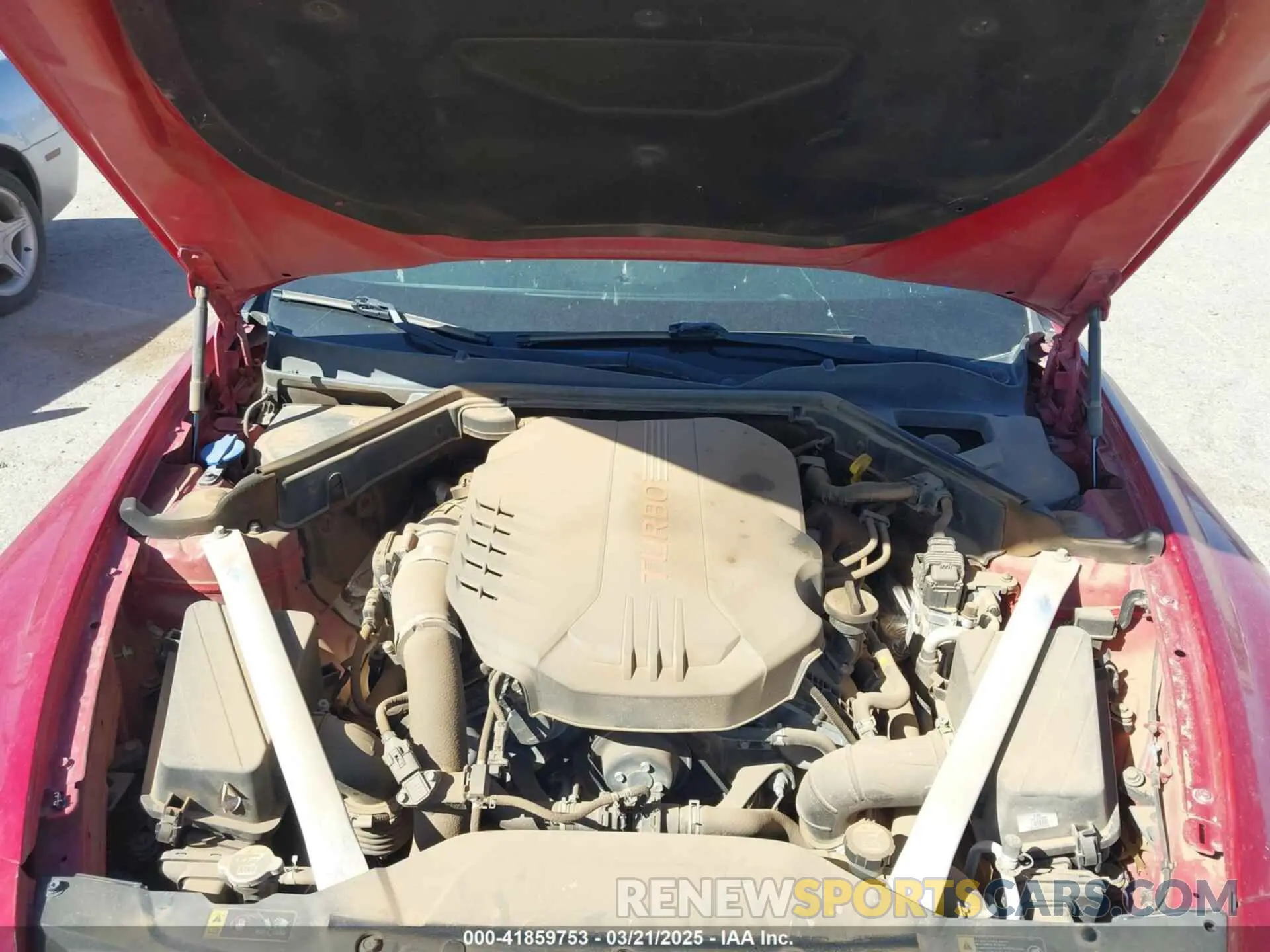 10 Photograph of a damaged car KNAE45LC4K6058140 KIA STINGER 2019