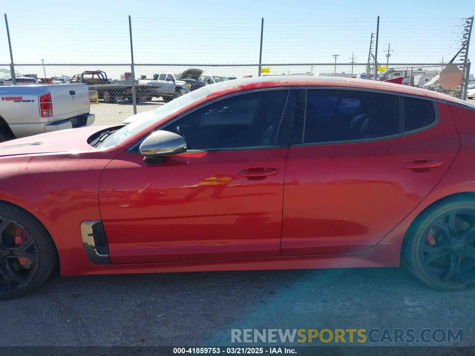 14 Photograph of a damaged car KNAE45LC4K6058140 KIA STINGER 2019