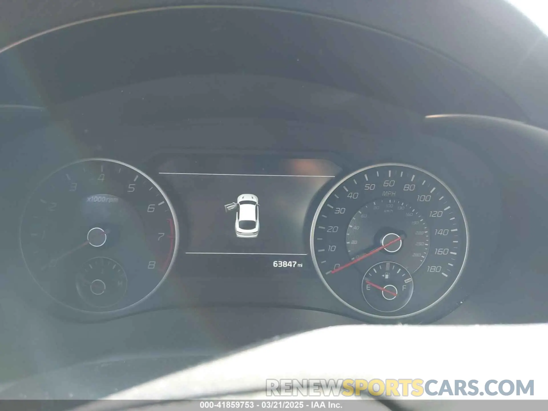 7 Photograph of a damaged car KNAE45LC4K6058140 KIA STINGER 2019