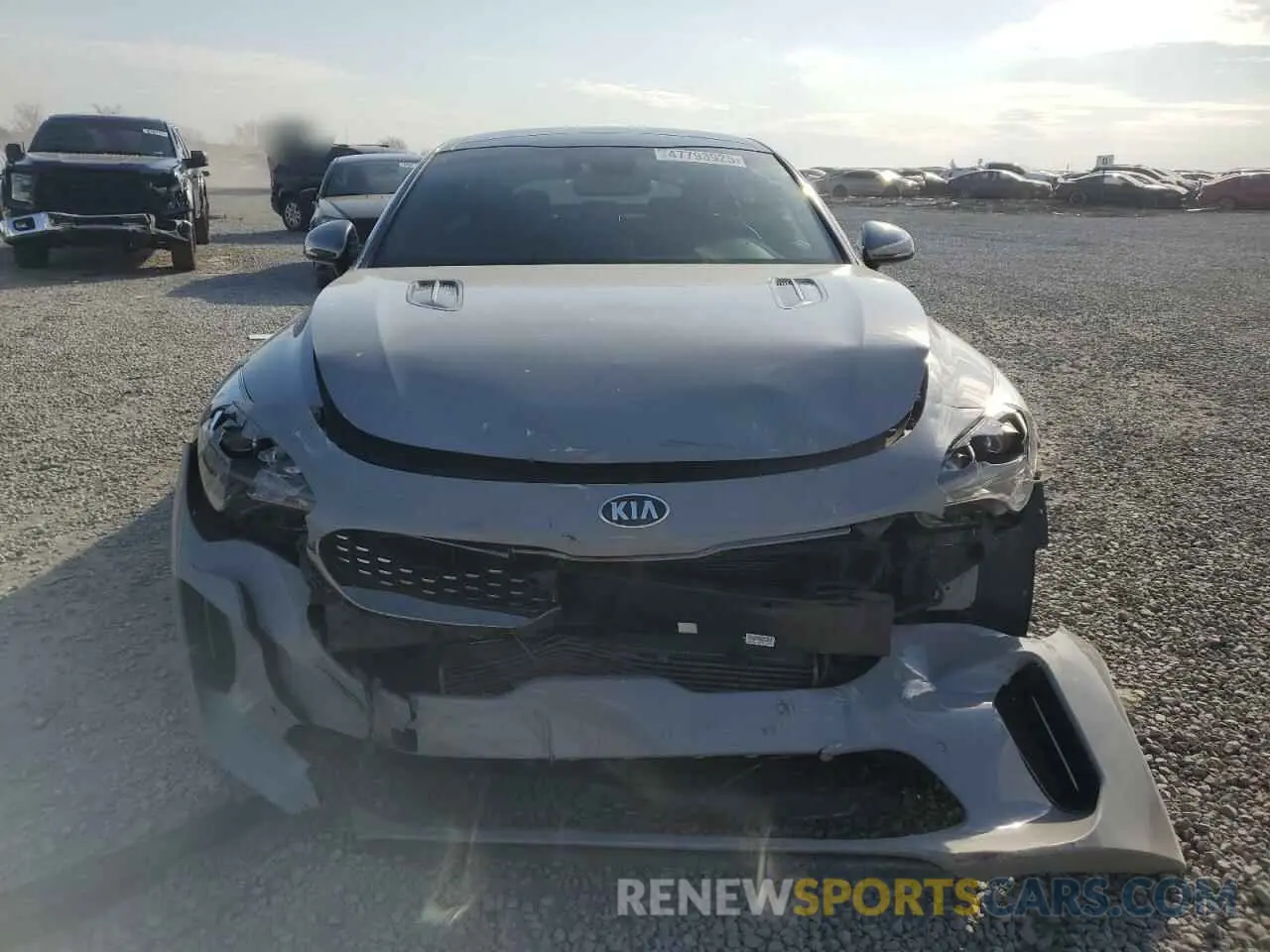 5 Photograph of a damaged car KNAE45LC6K6067857 KIA STINGER 2019