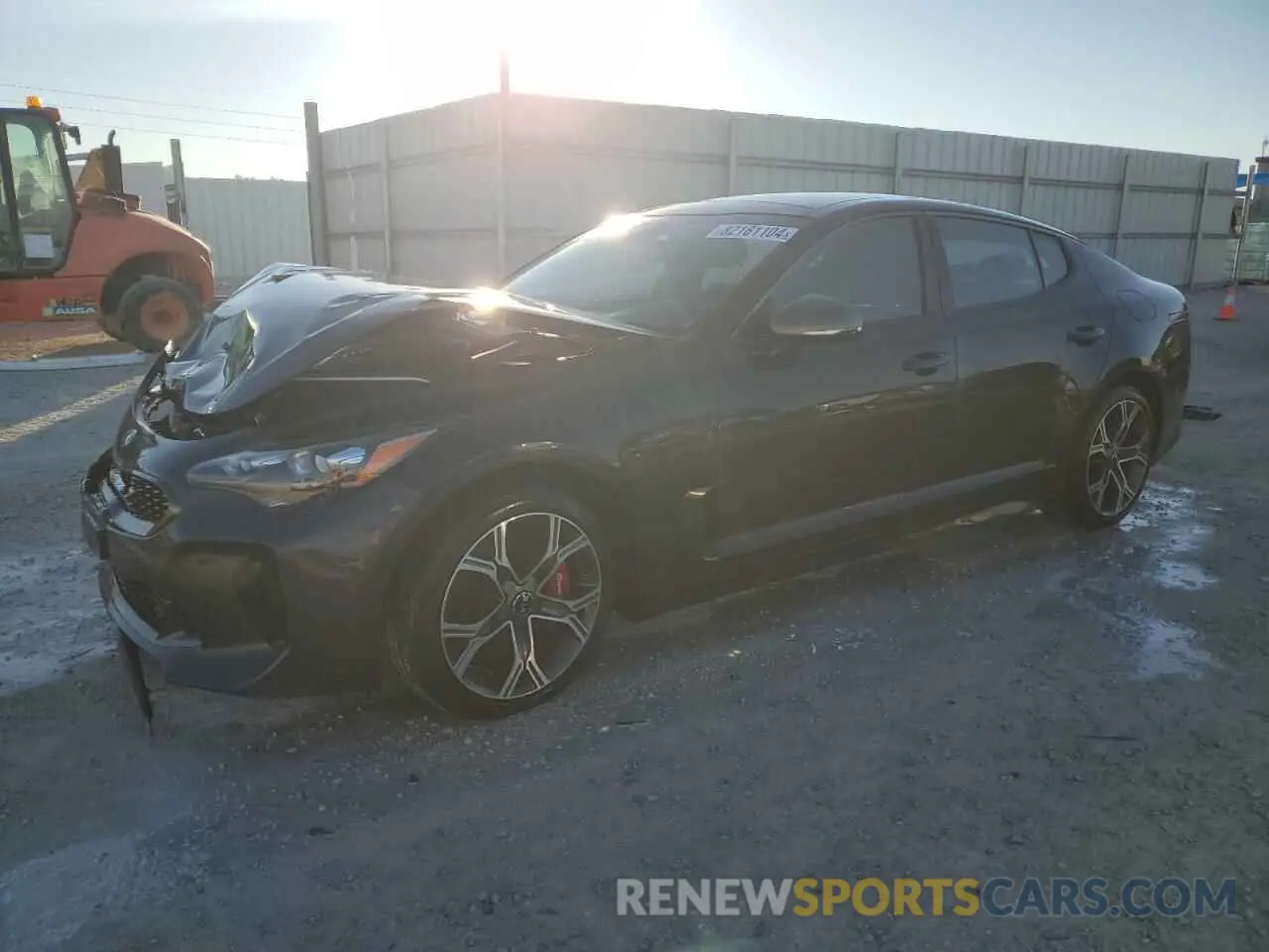 1 Photograph of a damaged car KNAE45LC7K6059301 KIA STINGER 2019