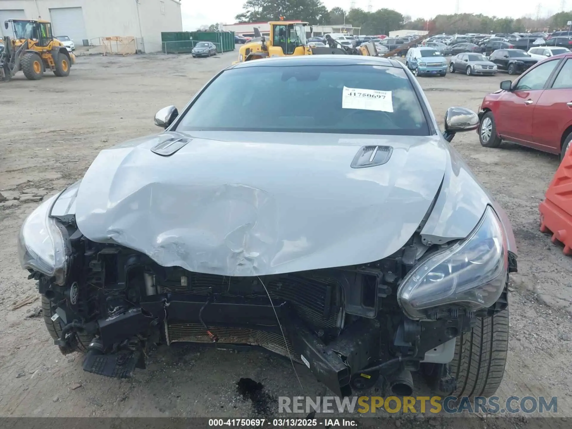 12 Photograph of a damaged car KNAE45LCXK6061530 KIA STINGER 2019