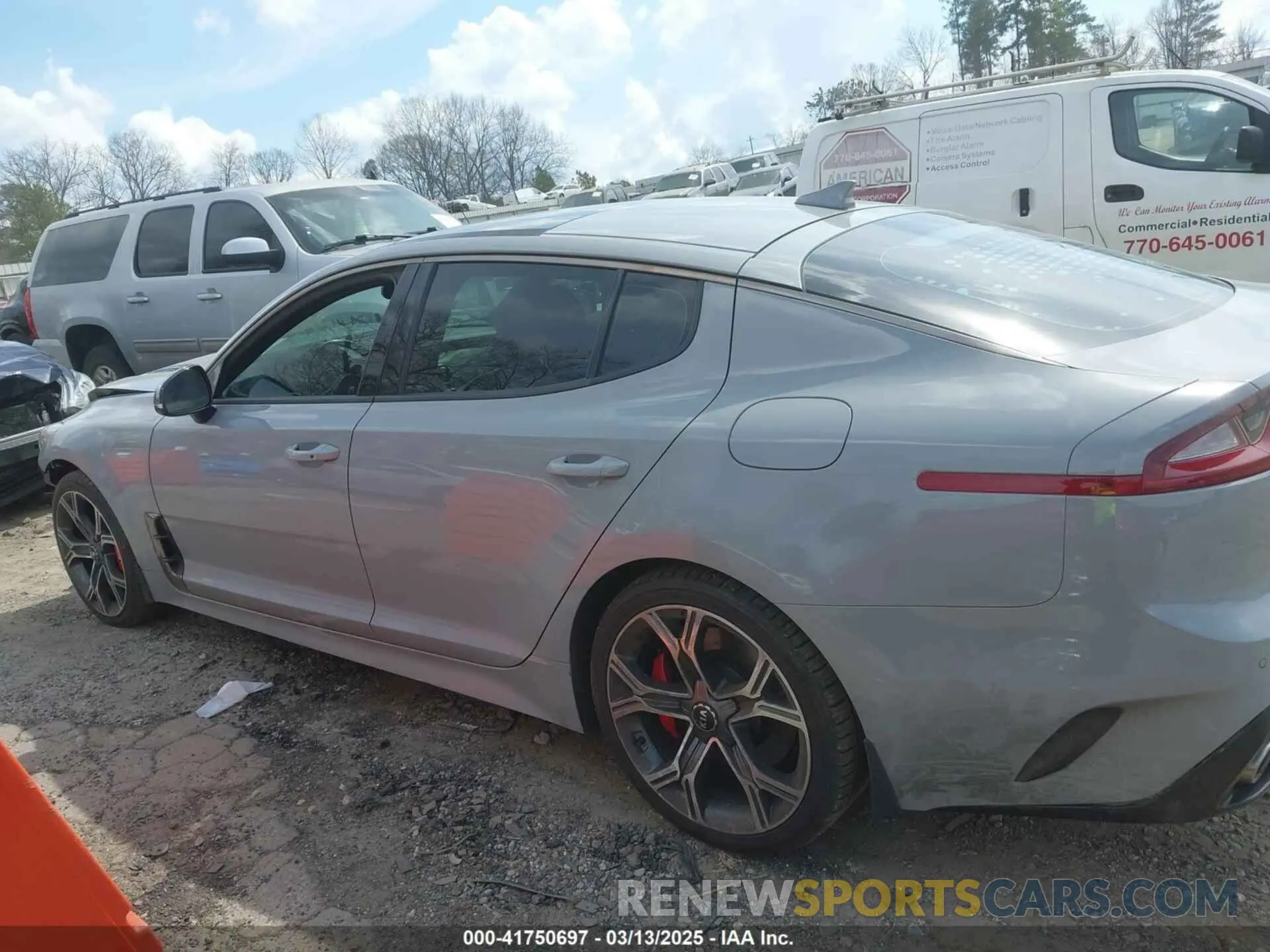 14 Photograph of a damaged car KNAE45LCXK6061530 KIA STINGER 2019