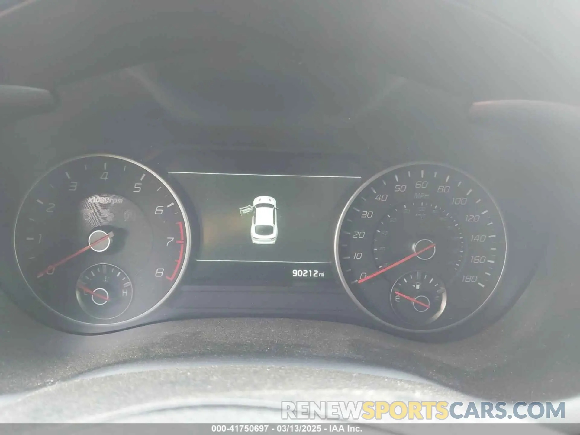 7 Photograph of a damaged car KNAE45LCXK6061530 KIA STINGER 2019